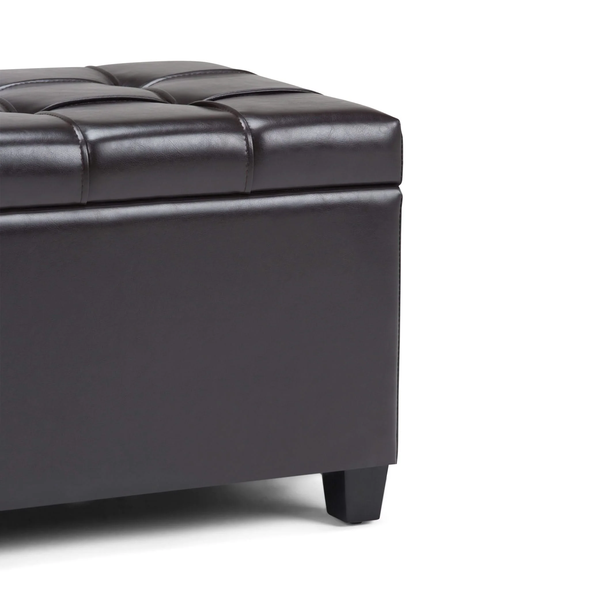 Sienna - Upholstered Storage Ottoman Bench - Image 6