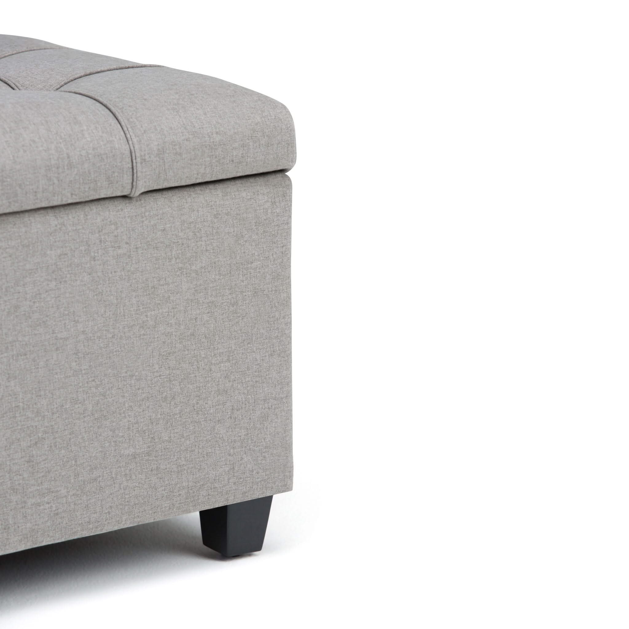 Sienna - Upholstered Storage Ottoman Bench - Image 7