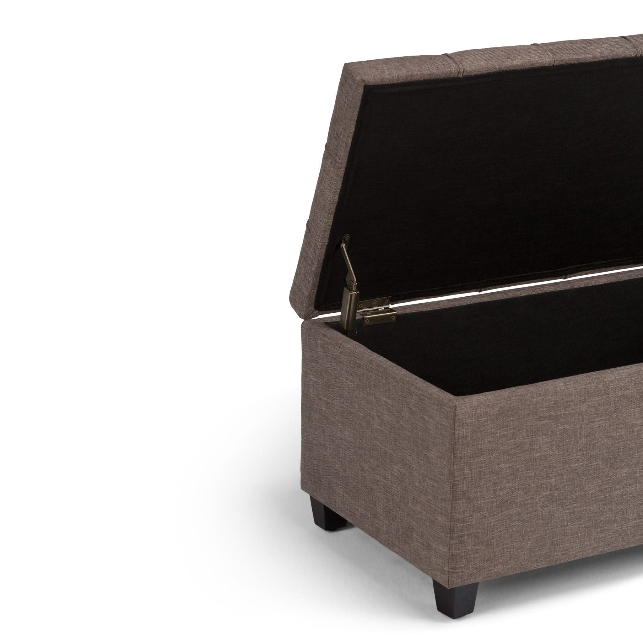 Sienna - Upholstered Storage Ottoman Bench - Image 9