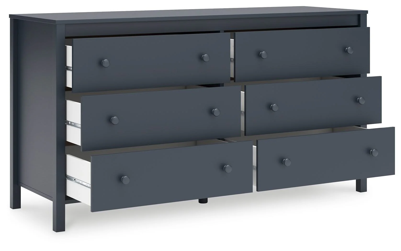 Simmenfort - Six Drawer Dresser - Navy Blue - Image 4