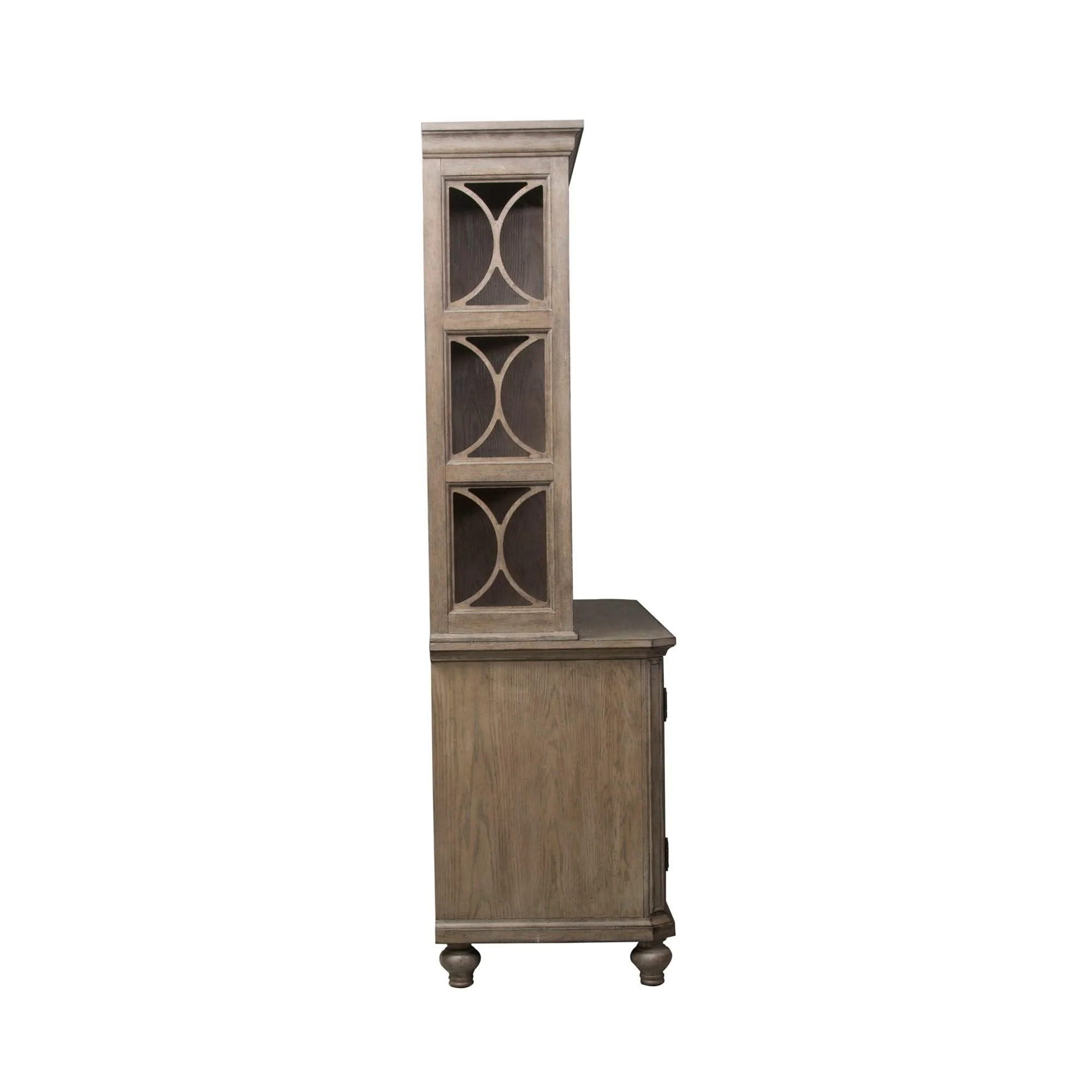 Simply Elegant - Credenza Hutch - Heathered Taupe - Image 3