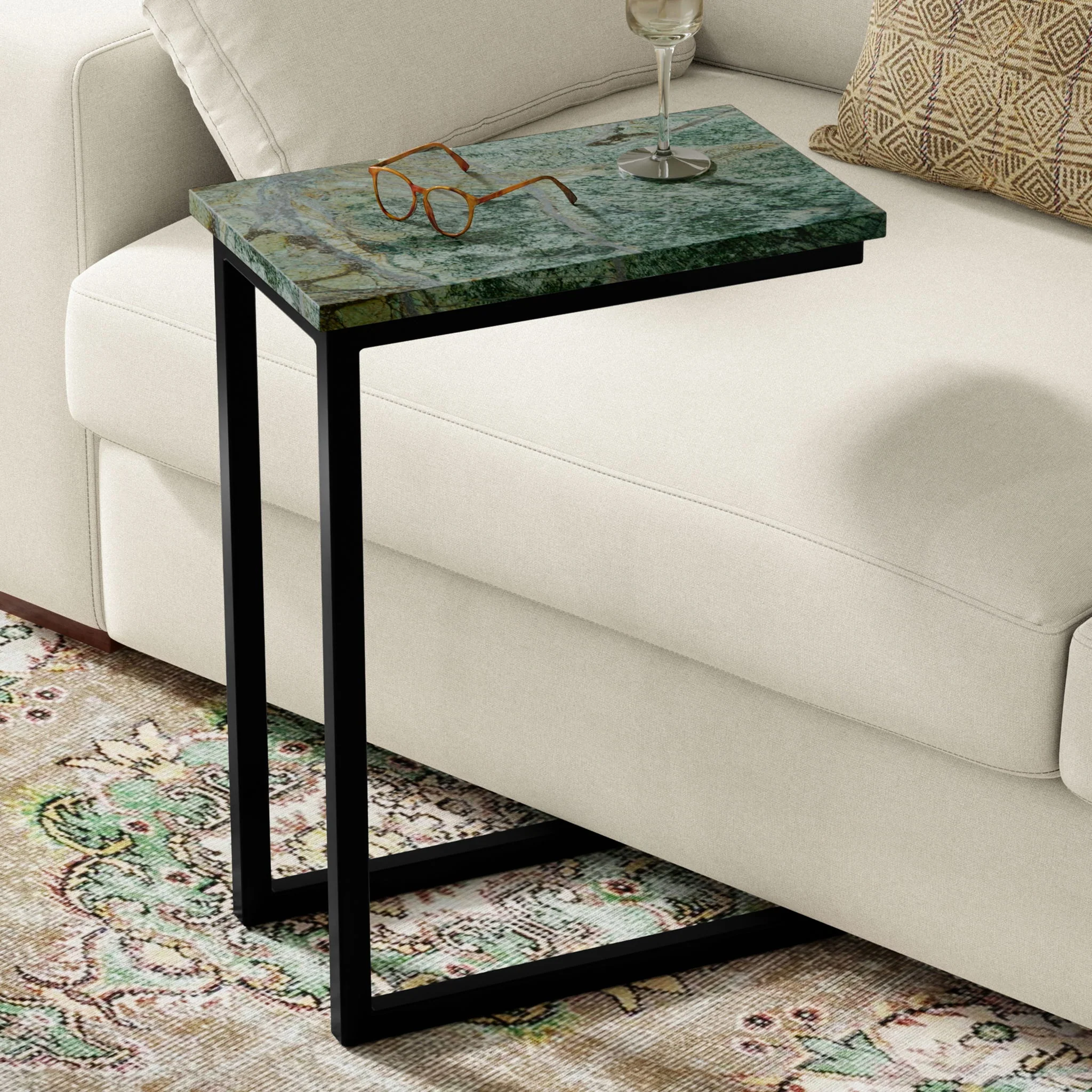 Skyler - Handcrafted C Side Table - Image 11