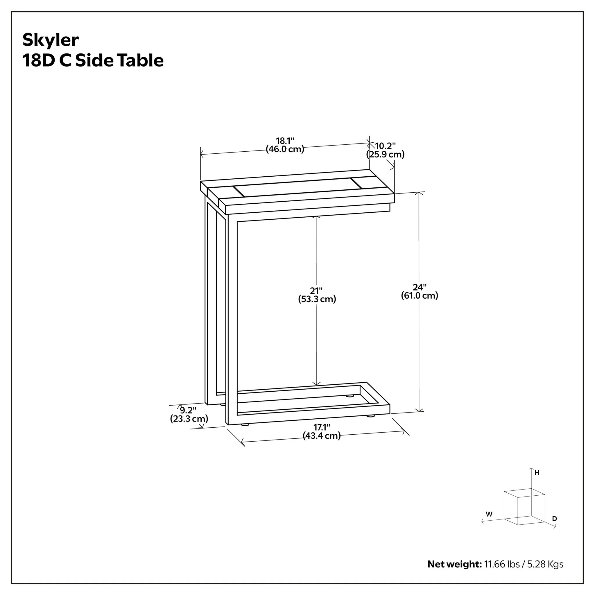 Skyler - Handcrafted C Side Table - Image 19