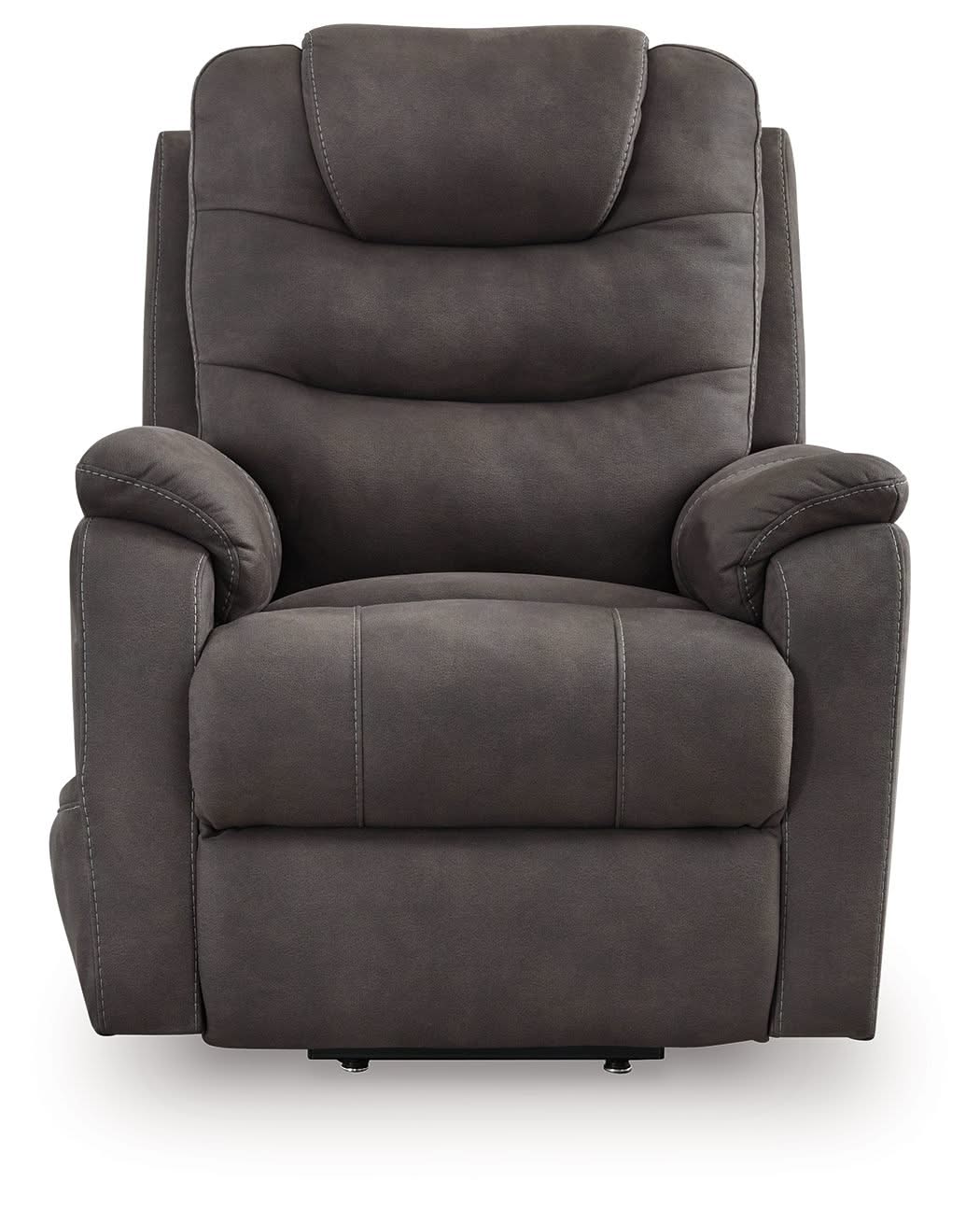Snowfield - Power Lift Recliner - Gunmetal - Image 2