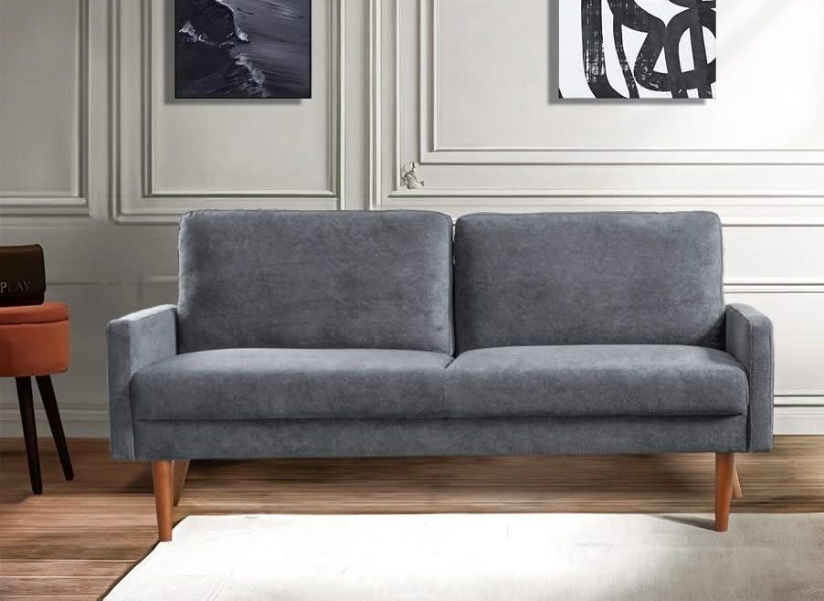 Sofa, European Style With Sleek Design, Modern & Vintage Flair, Upholstered 3 Seater Couch - Image 6