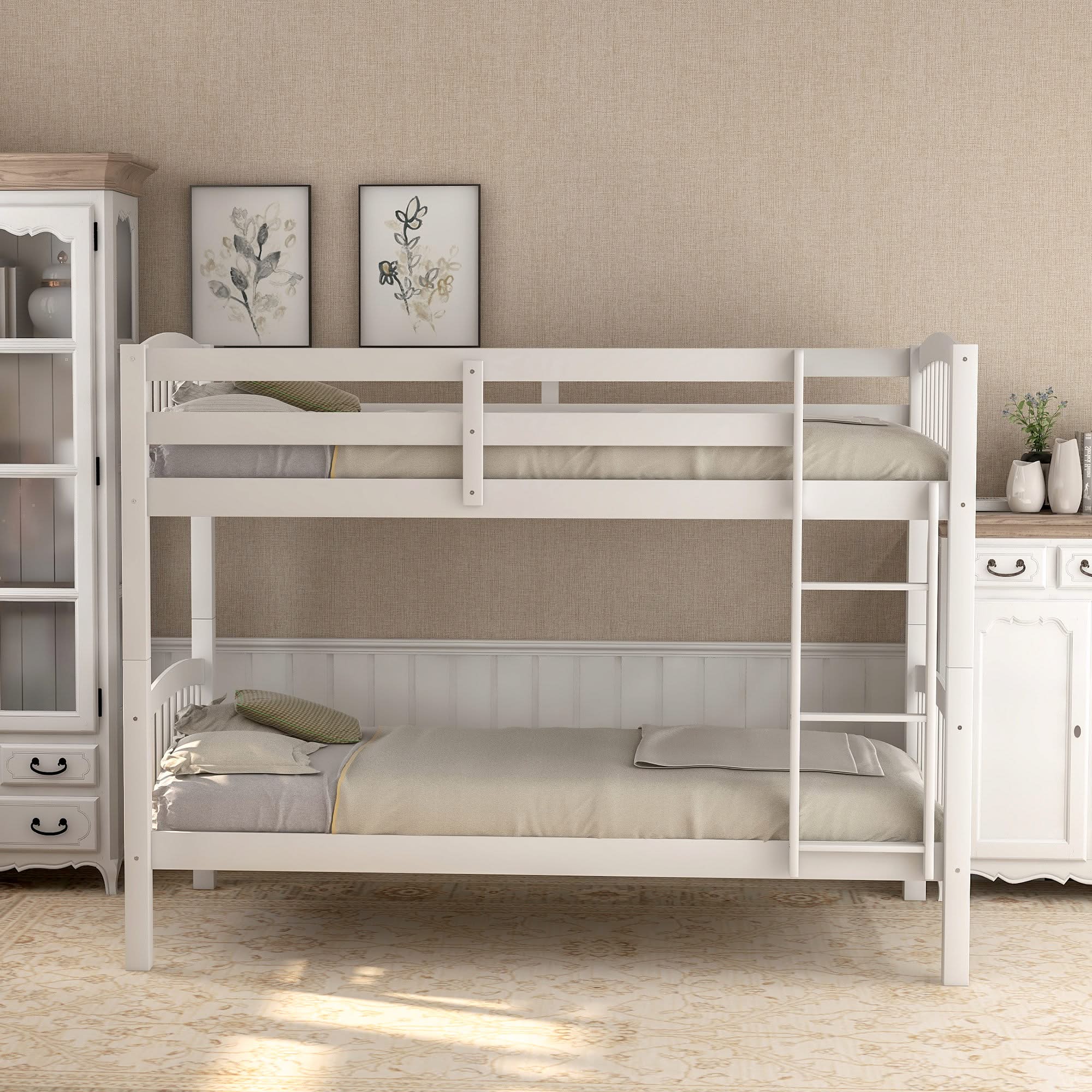 Solid Construction Bunk Bed With Ladder - Image 4
