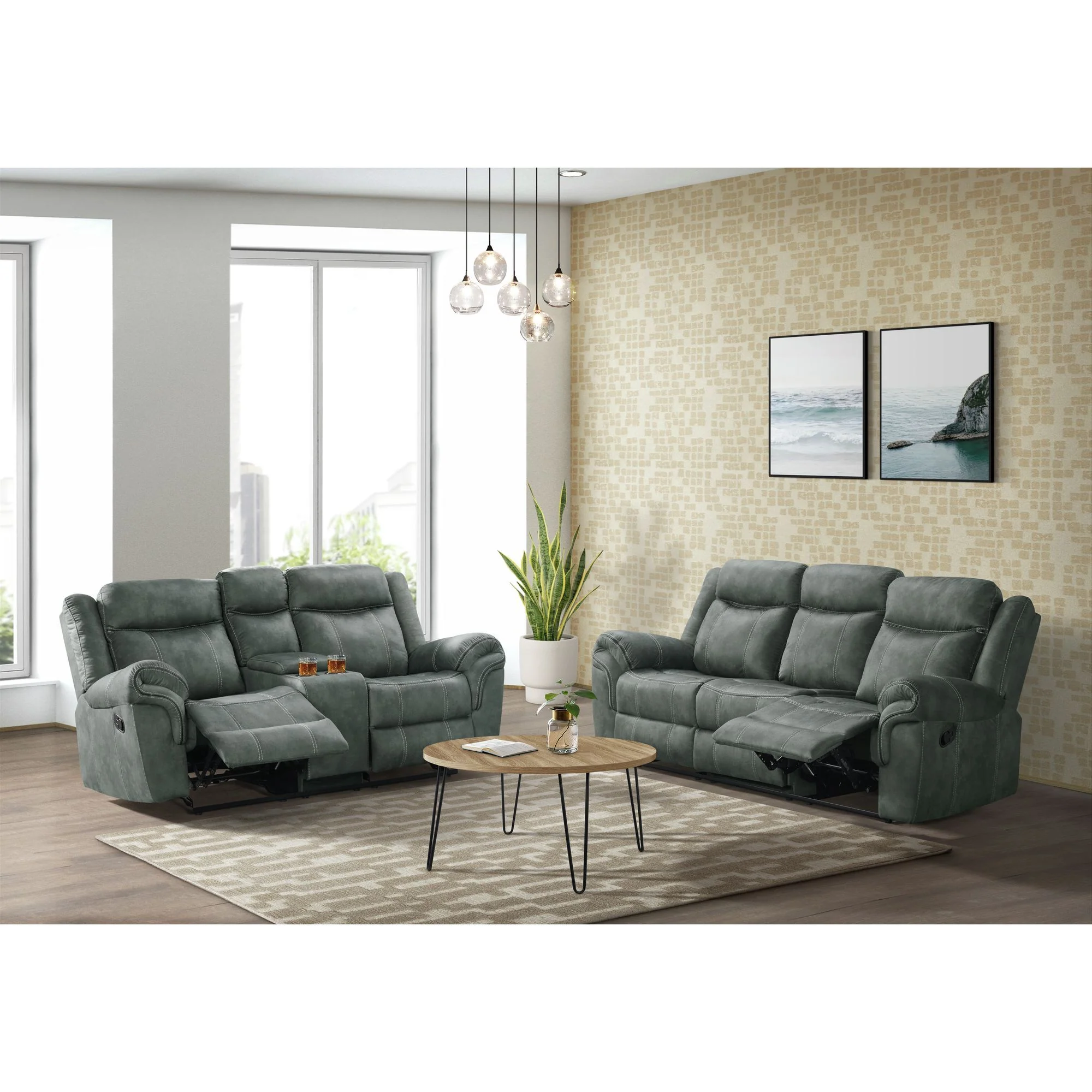 Sorrento - Motion Loveseat With Console - Image 3