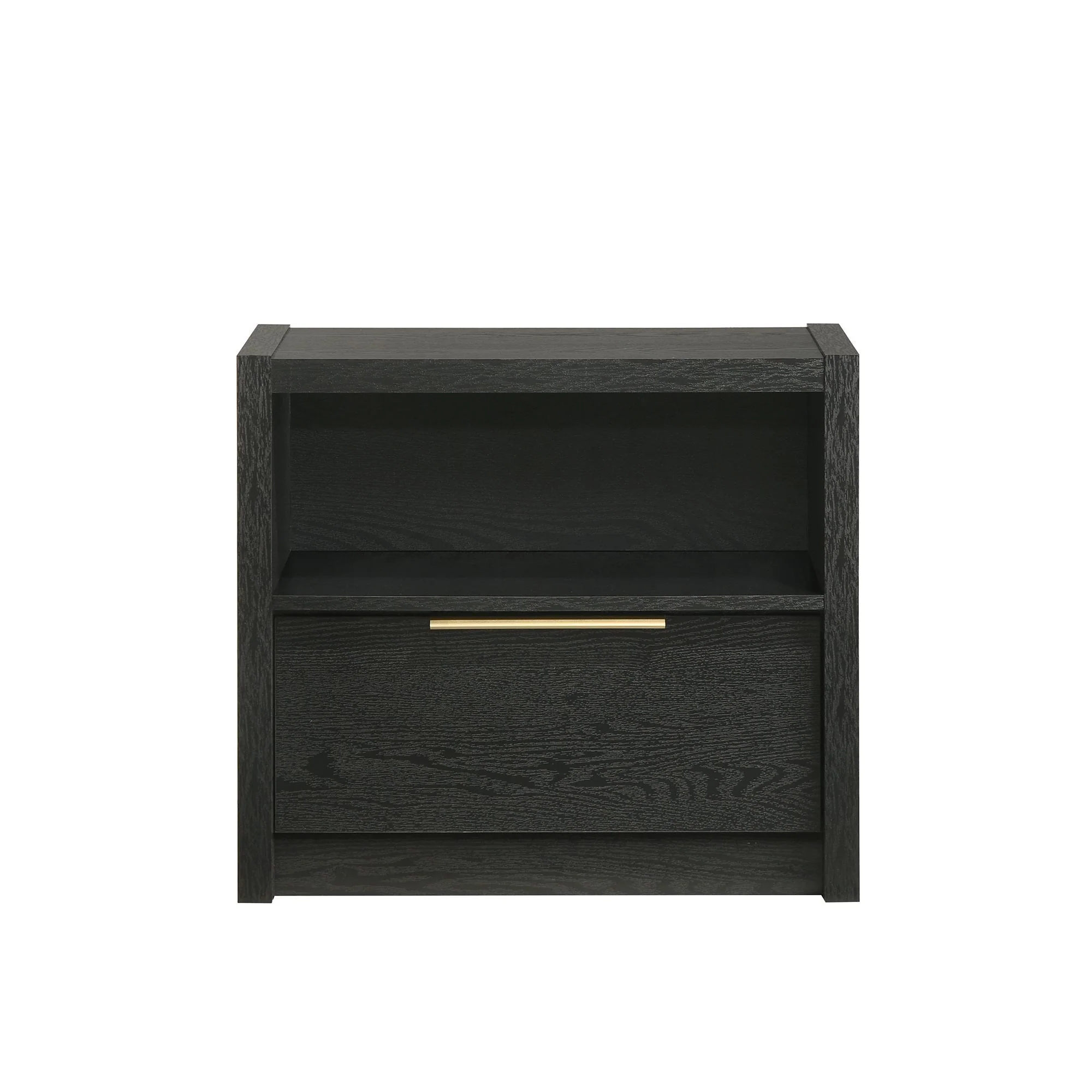 South Bend - Nightstand With USB - Black - Image 4