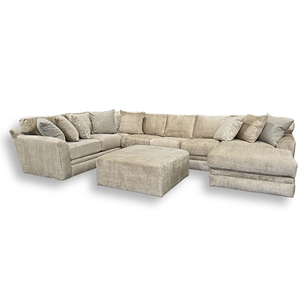 Spirit Driftwood 3 Piece Sectional with Chaise - Image 6