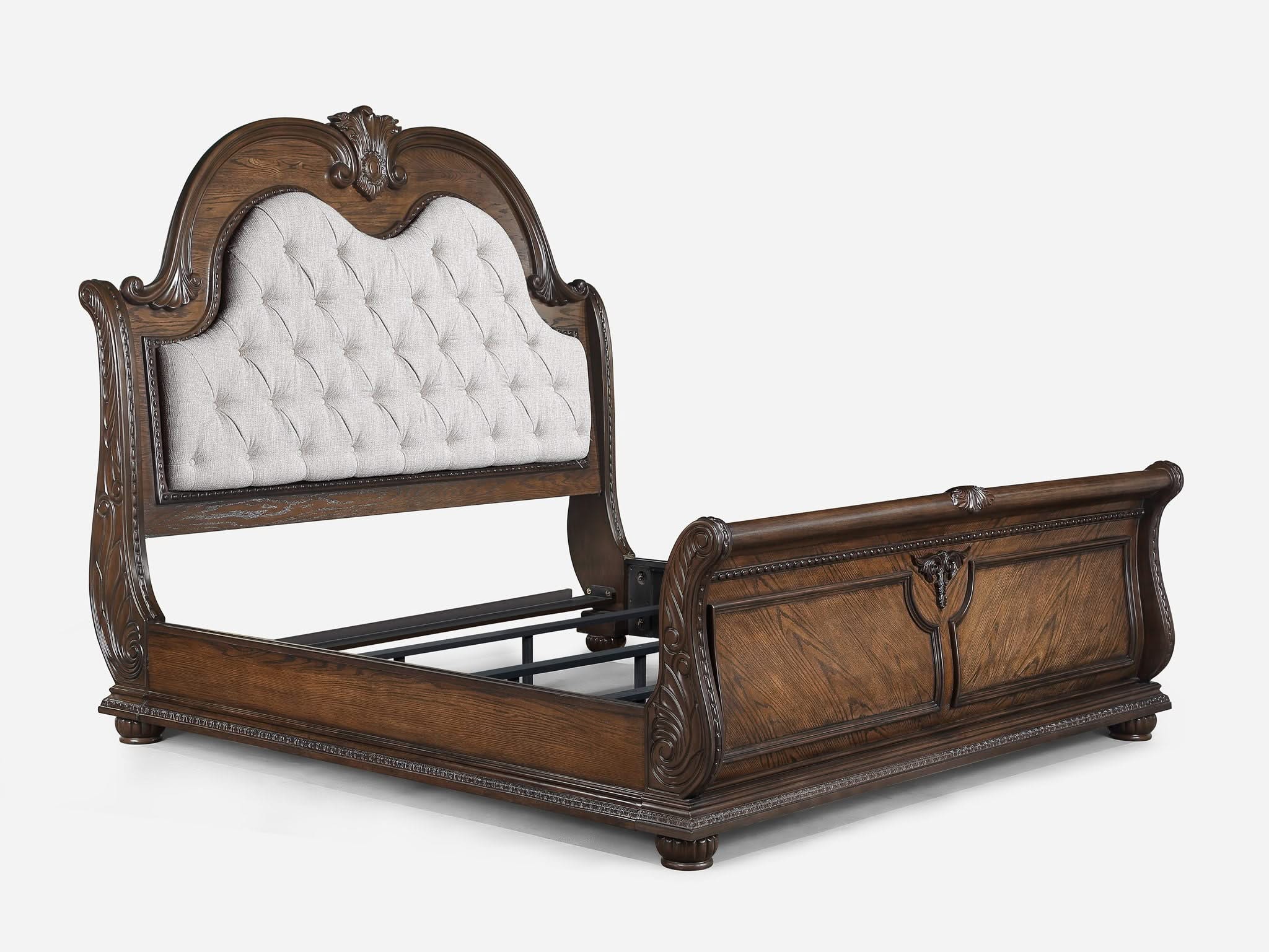 Stanley - King 5 Piece Bedroom Set - Oak - Image 2