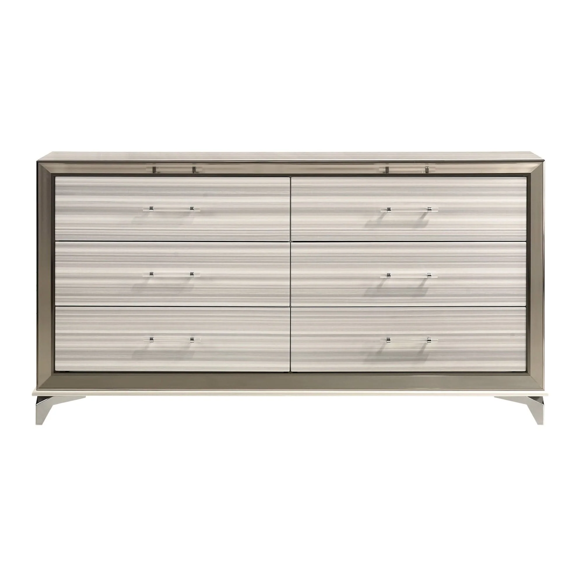 Star - 5 Pieces Bedroom Set Modern Design With LED - Image 4