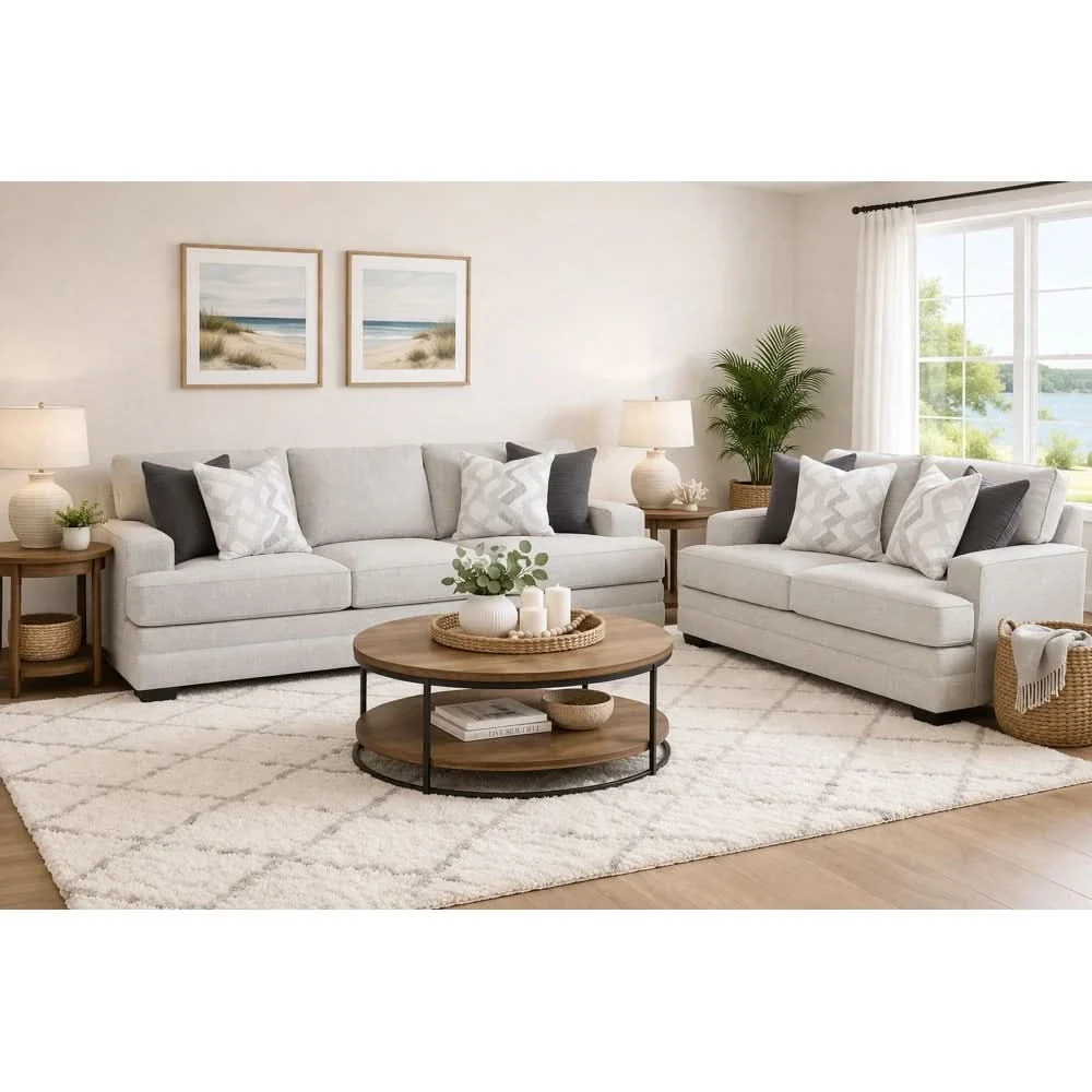Stella Pepper Sofa with Oversized Comfort & Reversible Cushions - Image 9