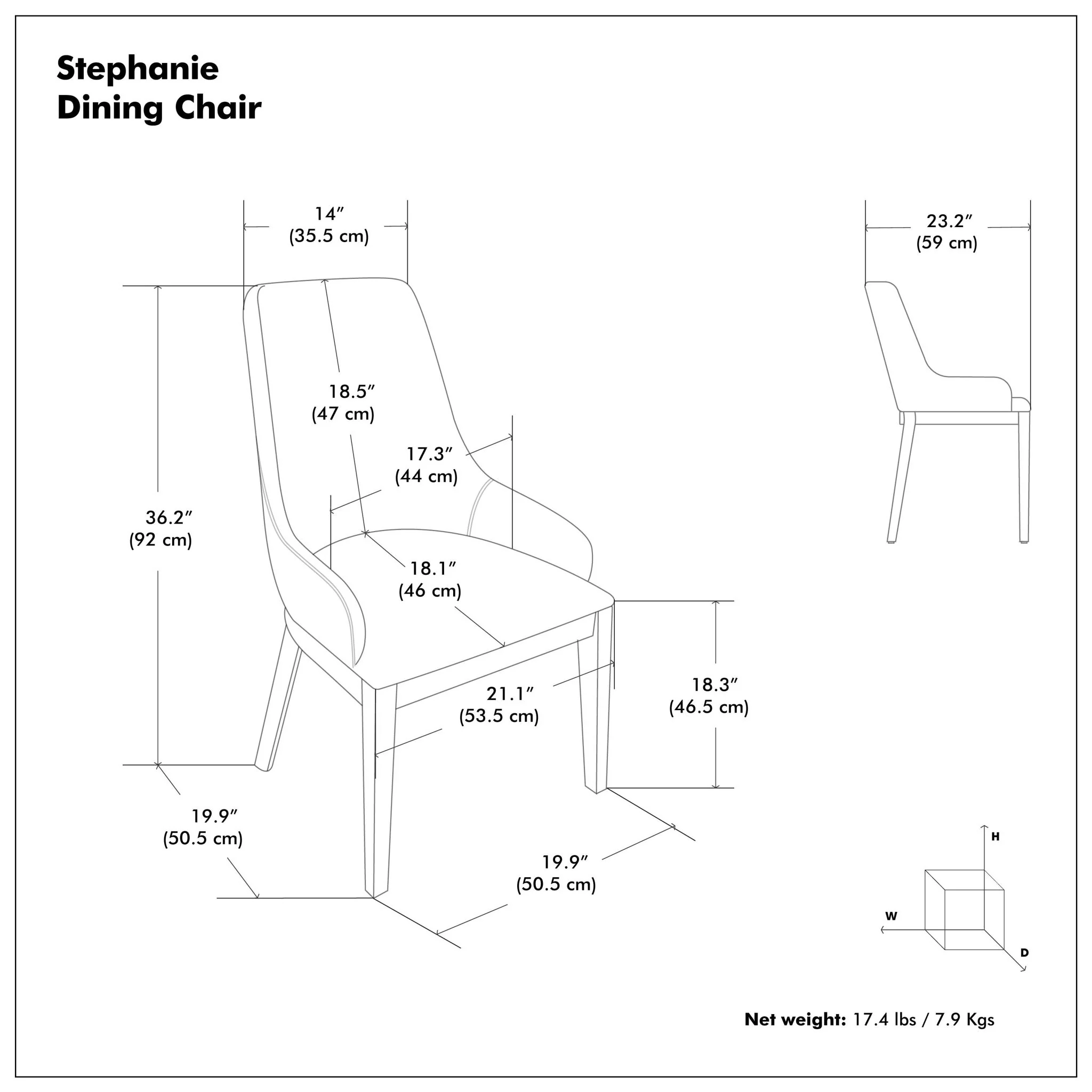 Stephanie - Upholstered Dining Chair (Set of 2) - Image 4
