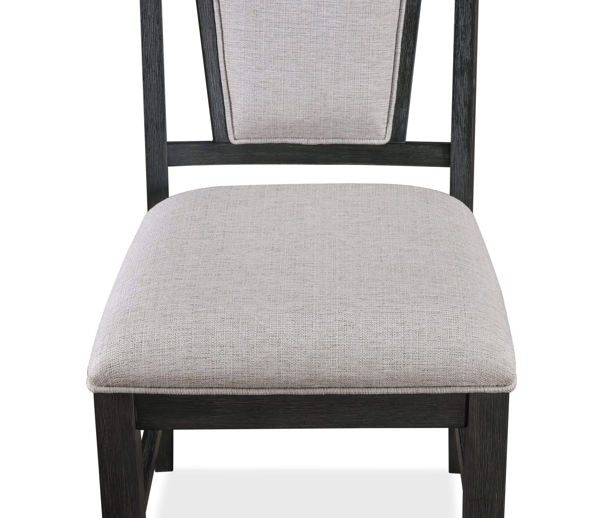 Stevens - Side Chair (Set of 2) - Charcoal & Gray - Image 3