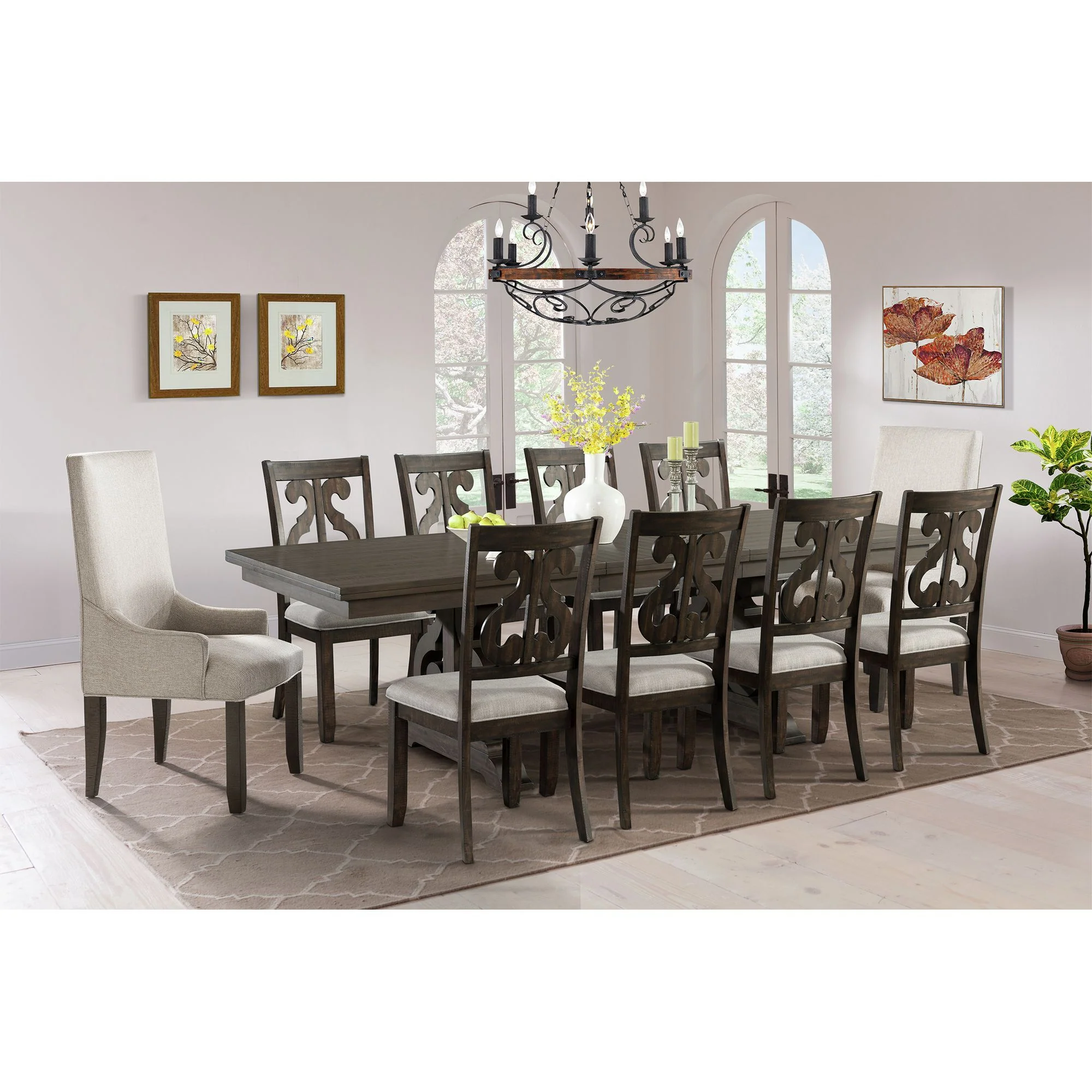 Stone - Parson Chair (Set of 2) - Smokey Dark Ash - Image 3