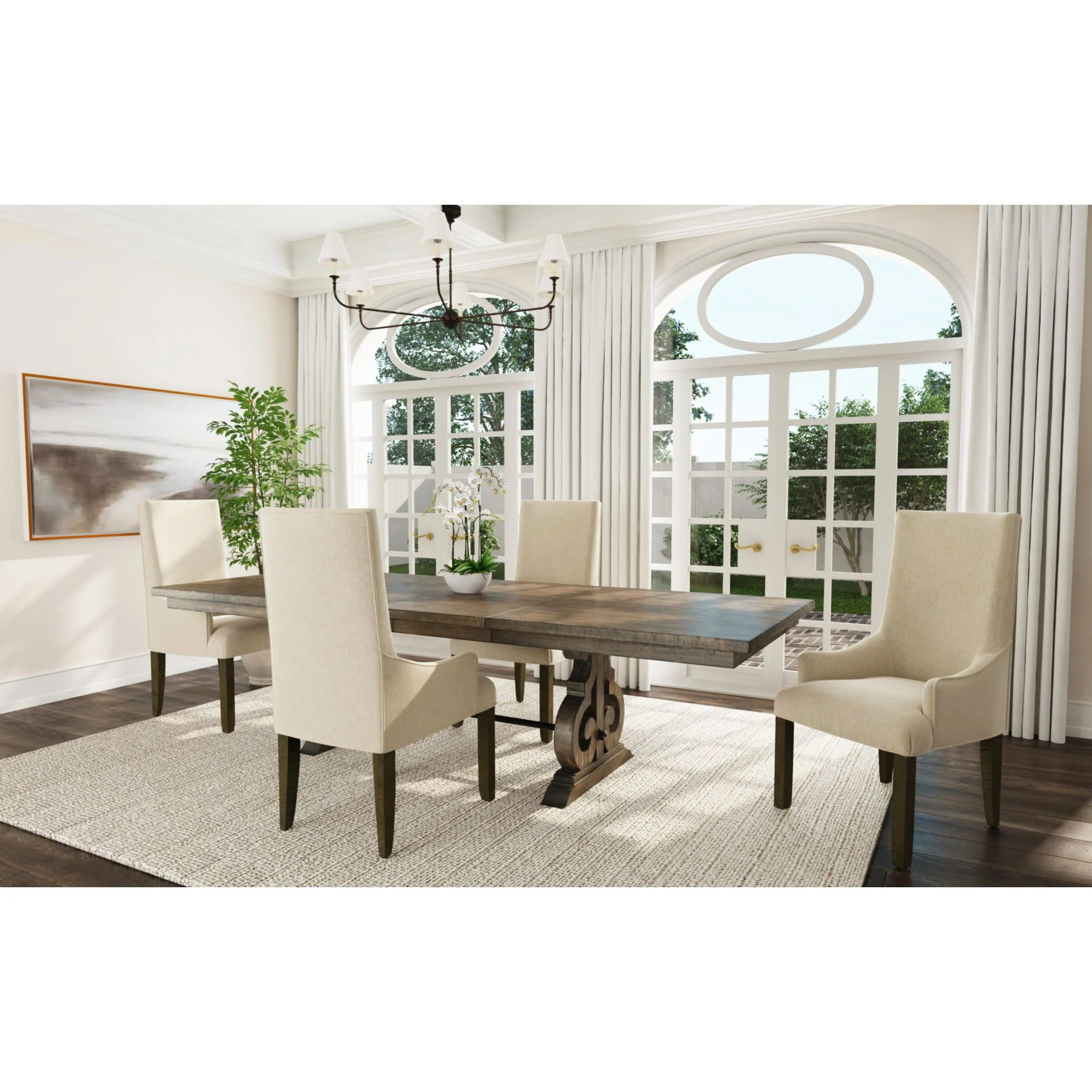 Stone - Parson Chair (Set of 2) - Smokey Dark Ash - Image 4
