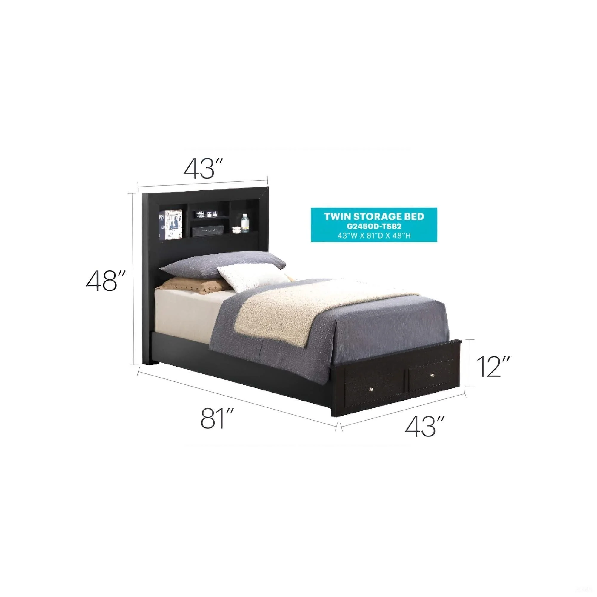 Stylish Storage Bed For Modern Spaces - Image 19
