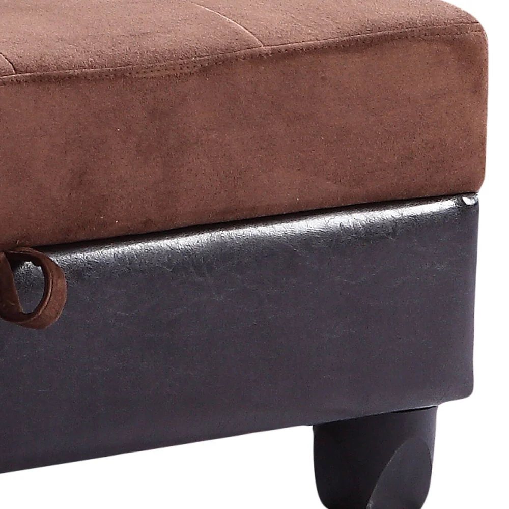 Stylish Storage Contemporary Ottoman - Image 8