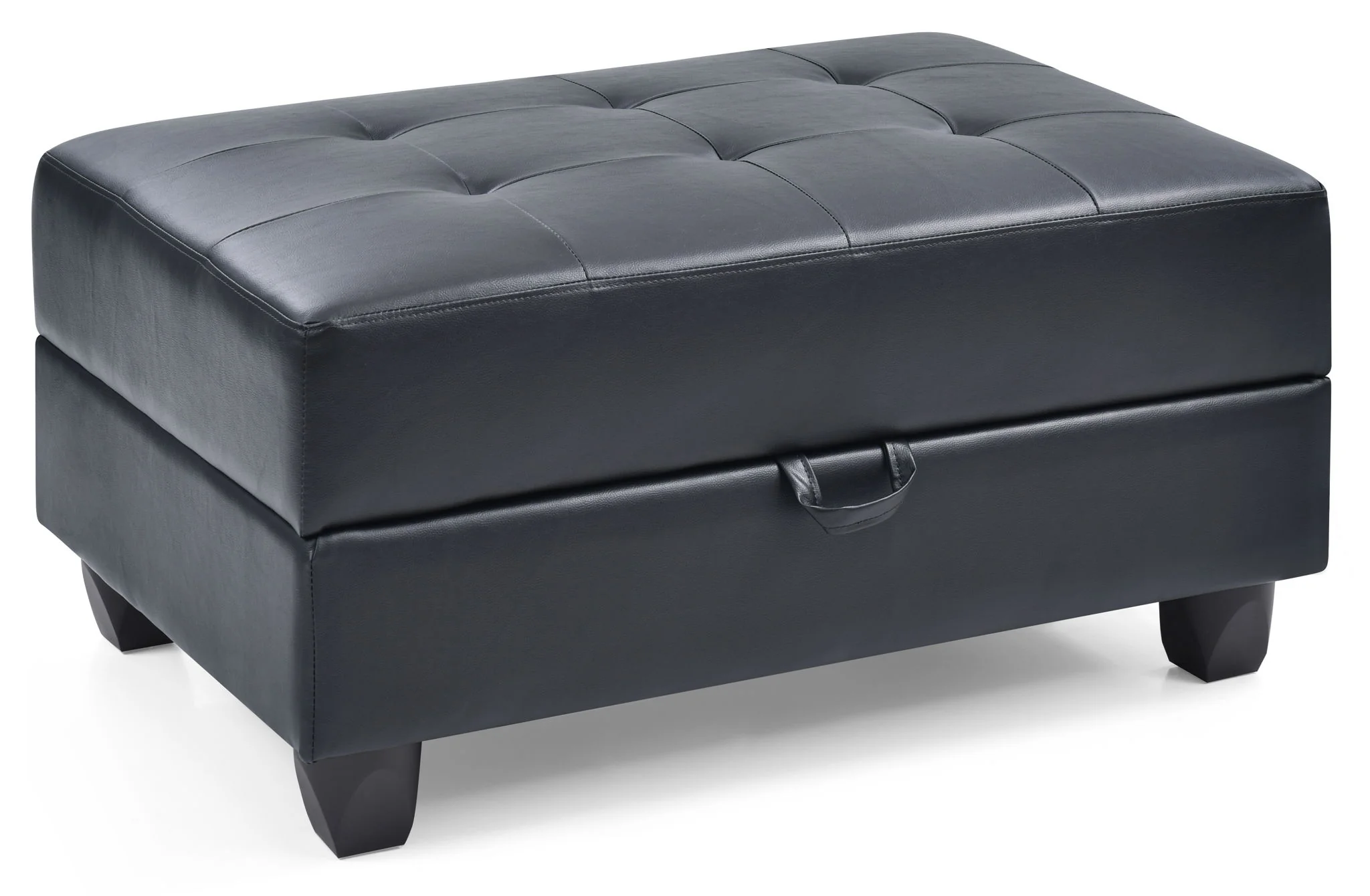 Stylish Storage Contemporary Ottoman - Image 9