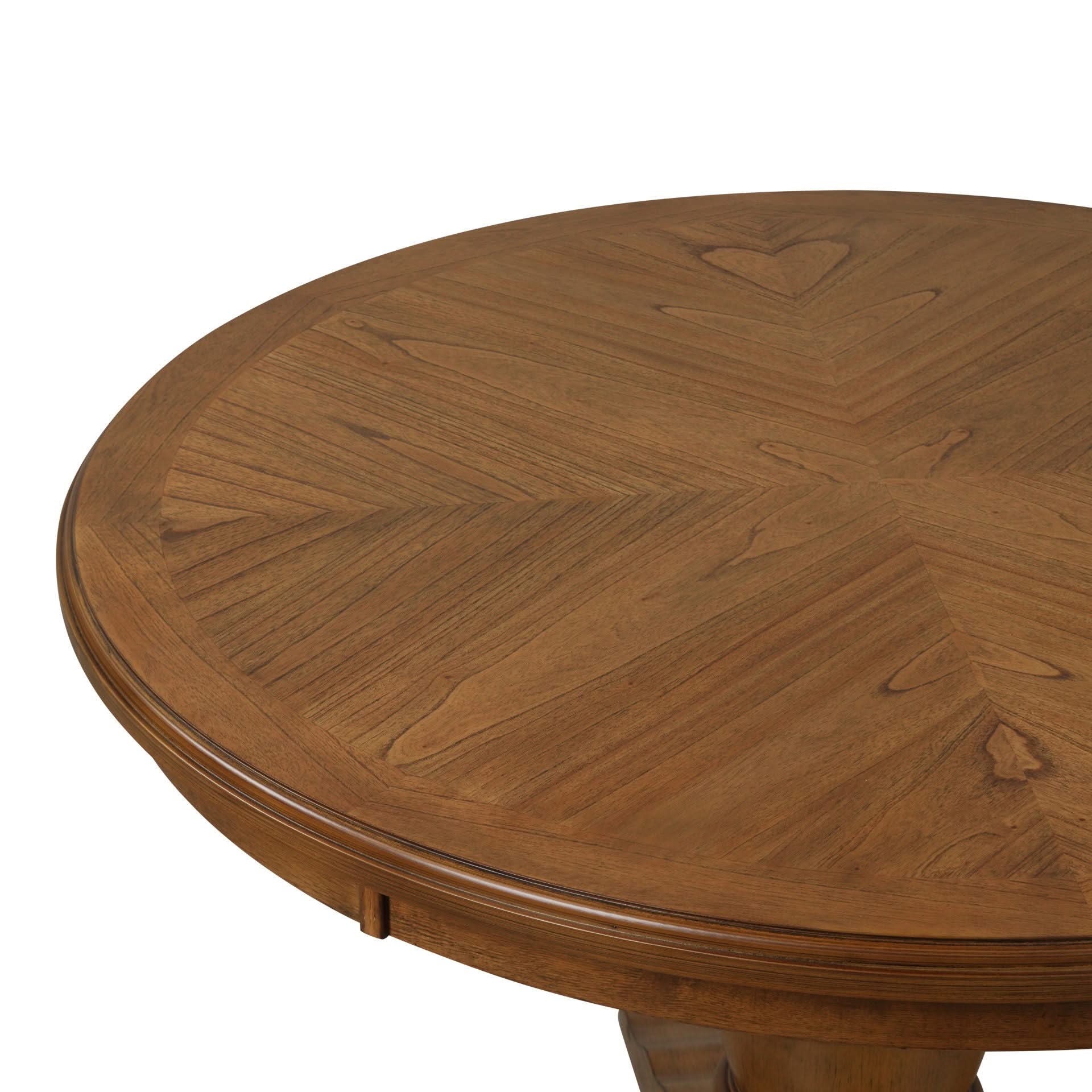 Sunset - 48" Round Dining Table - Brown - Image 3