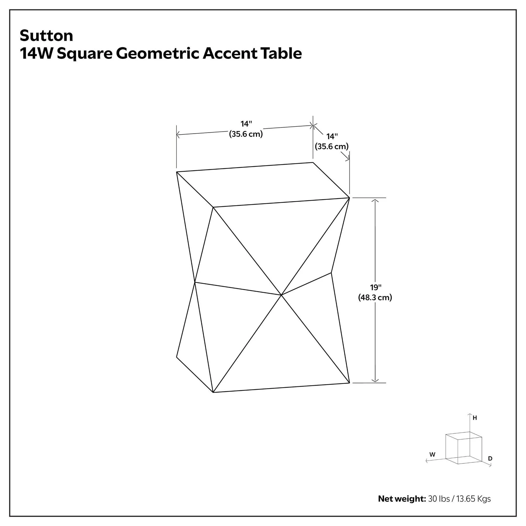 Sutton - Side Table - Natural - Image 4