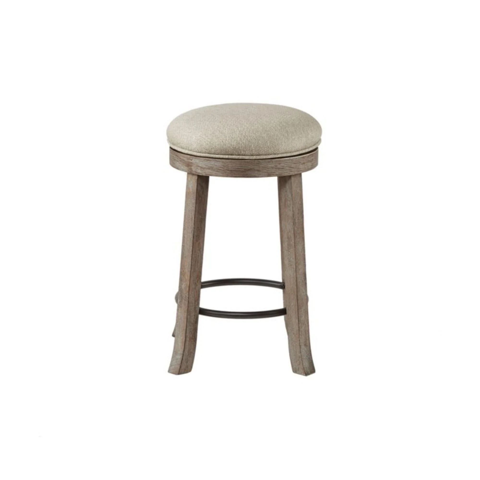 Swivel Counter Stool - Cream / Reclaimed Gray - Image 2