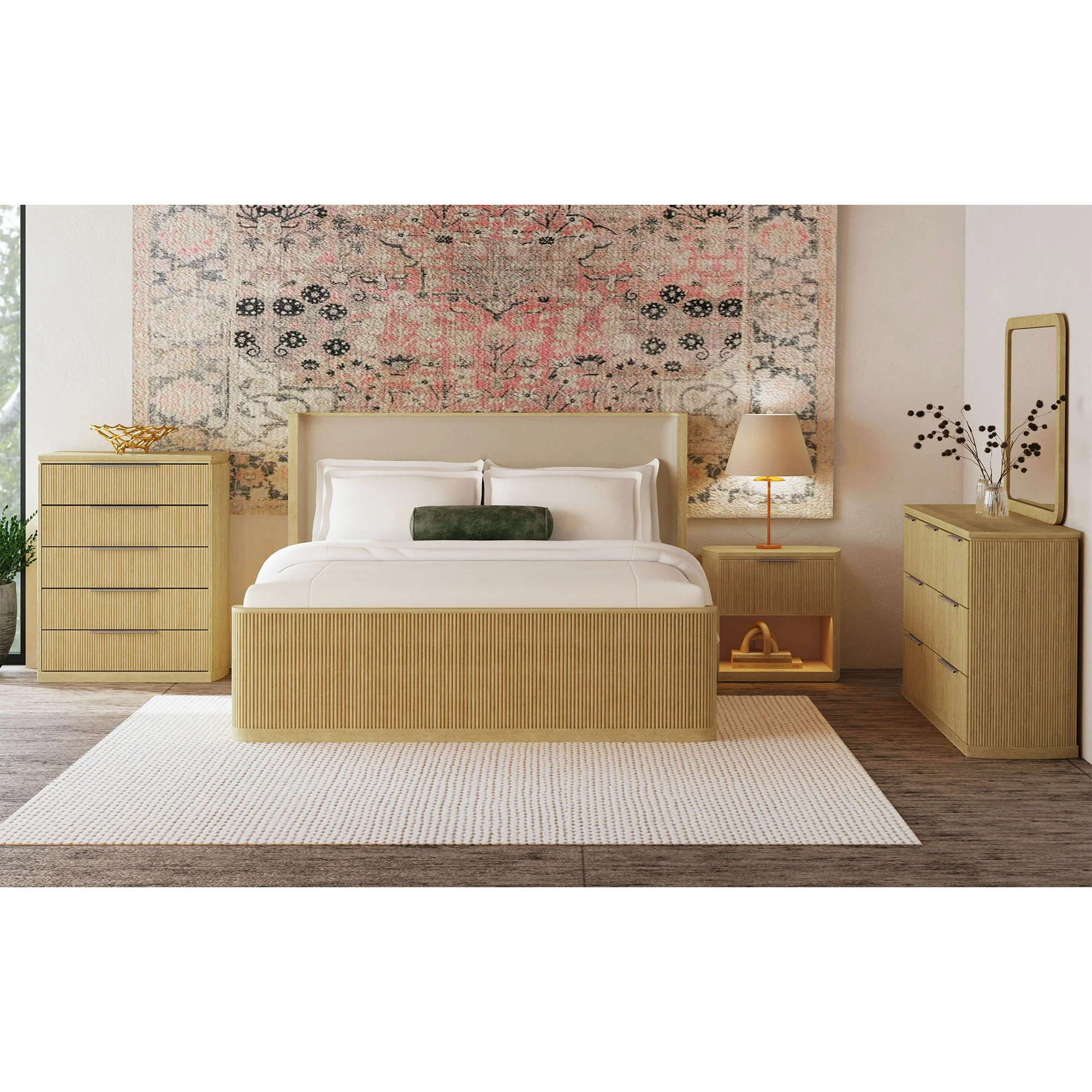 Sylvie - 1-Drawer Nightstand With Touch Light - Image 7