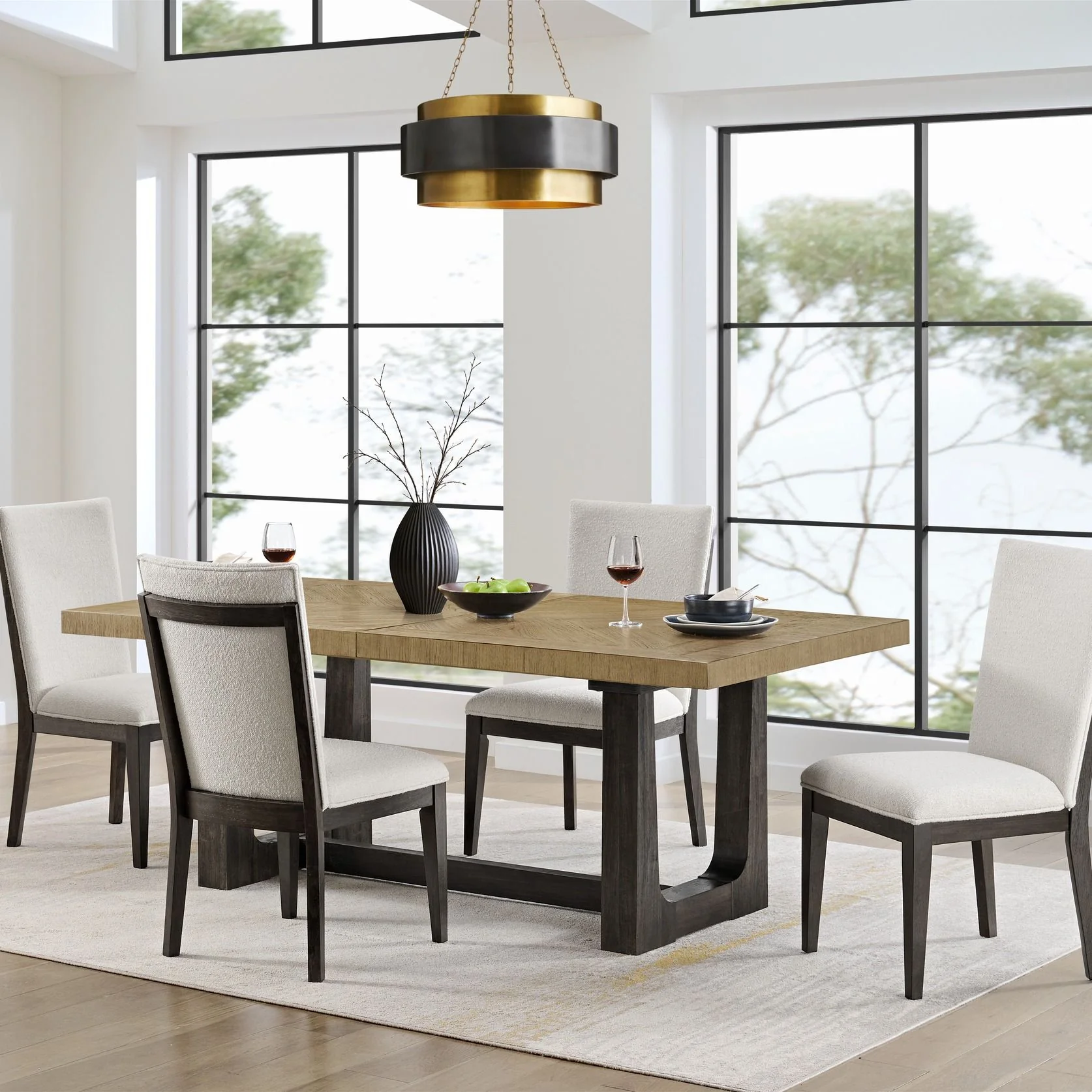 Table With Trestle Base - Image 4