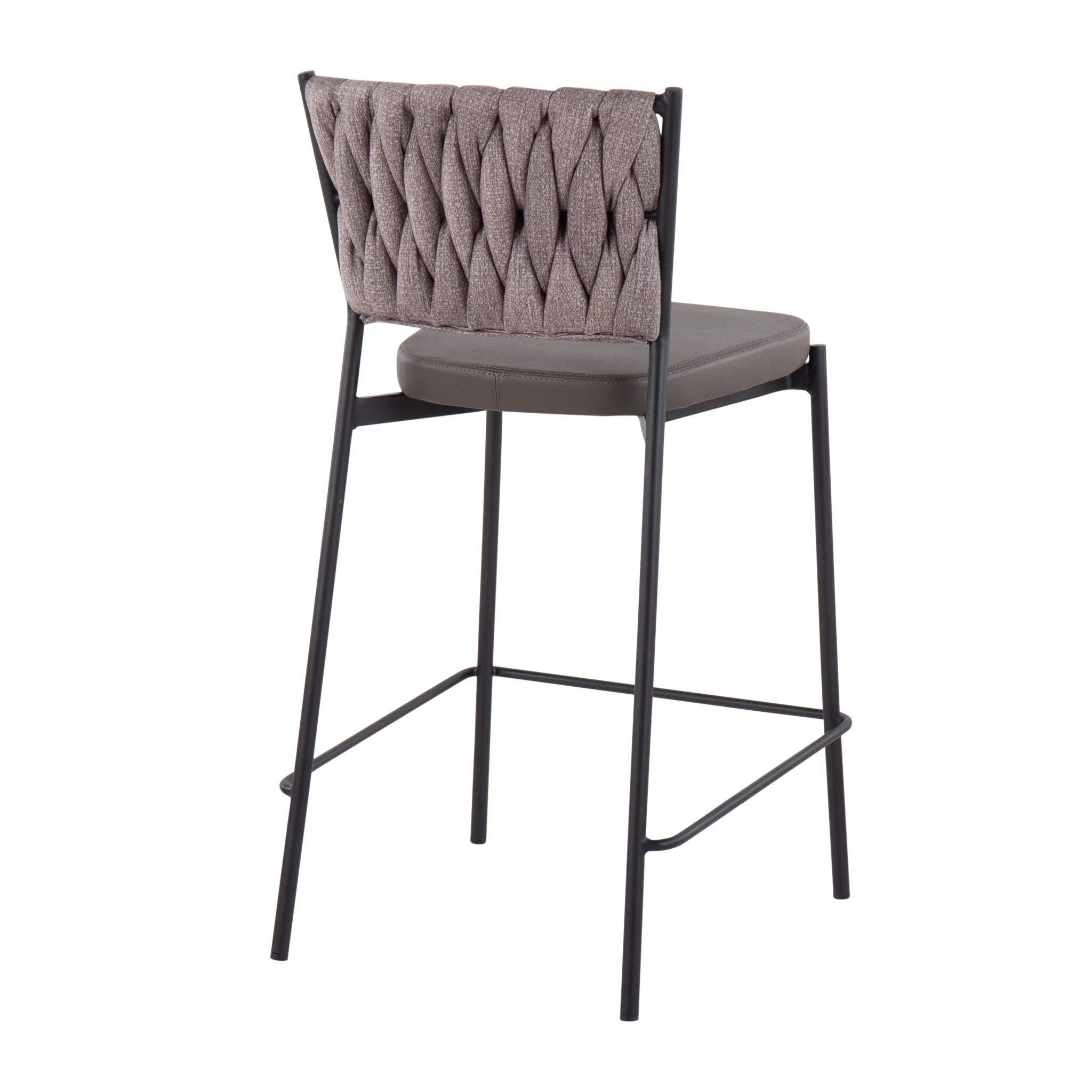 Tania - Braided Contemporary Counter Stool (Set of 2) - Image 4
