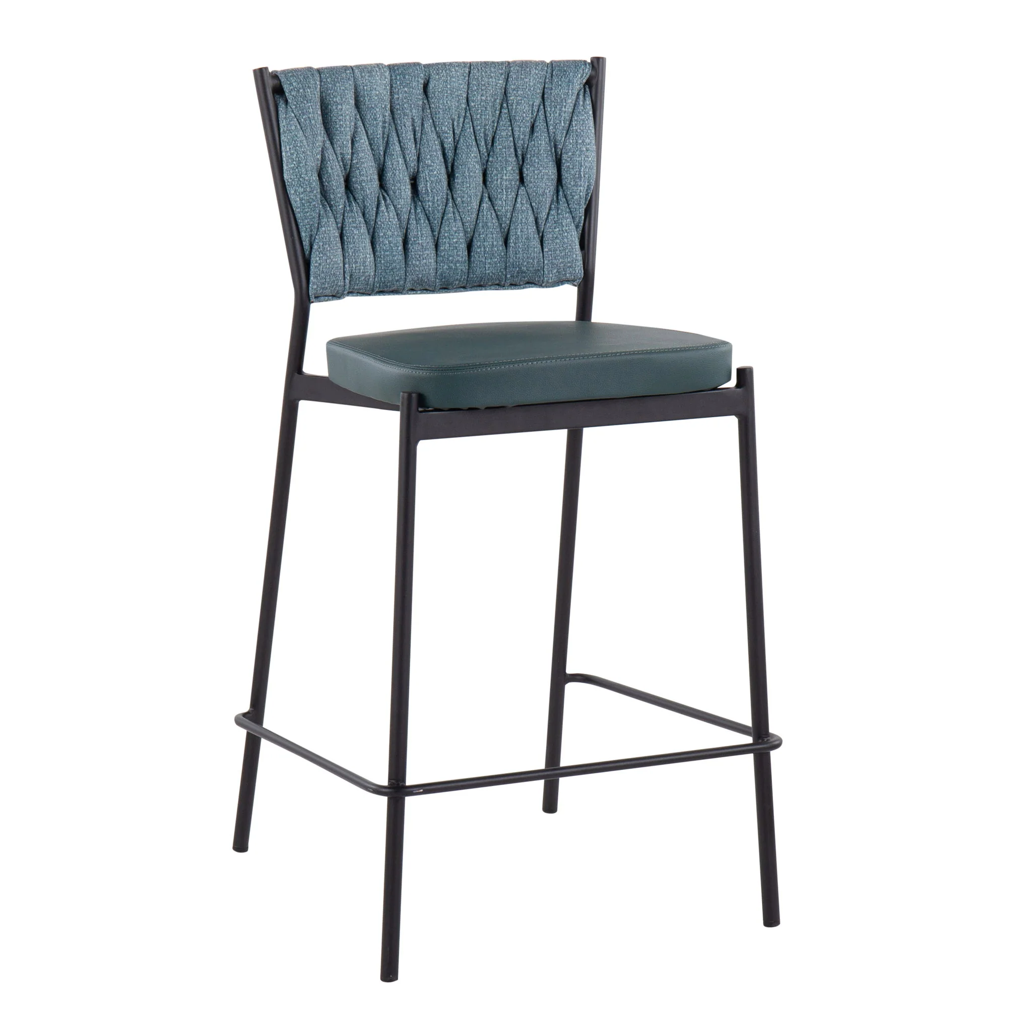 Tania - Braided Contemporary Counter Stool (Set of 2) - Image 7