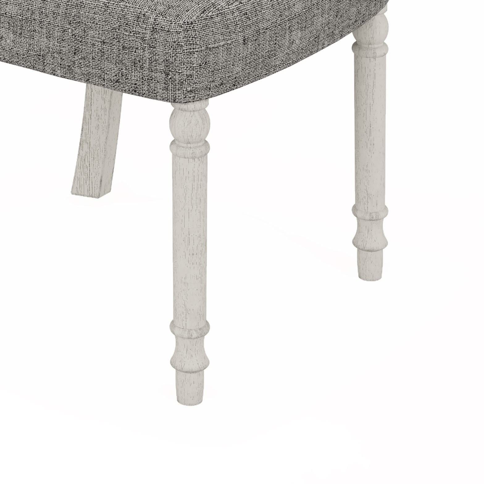 Tannen - Dining Side Chair (Set of 2) - White And Gray - Image 2