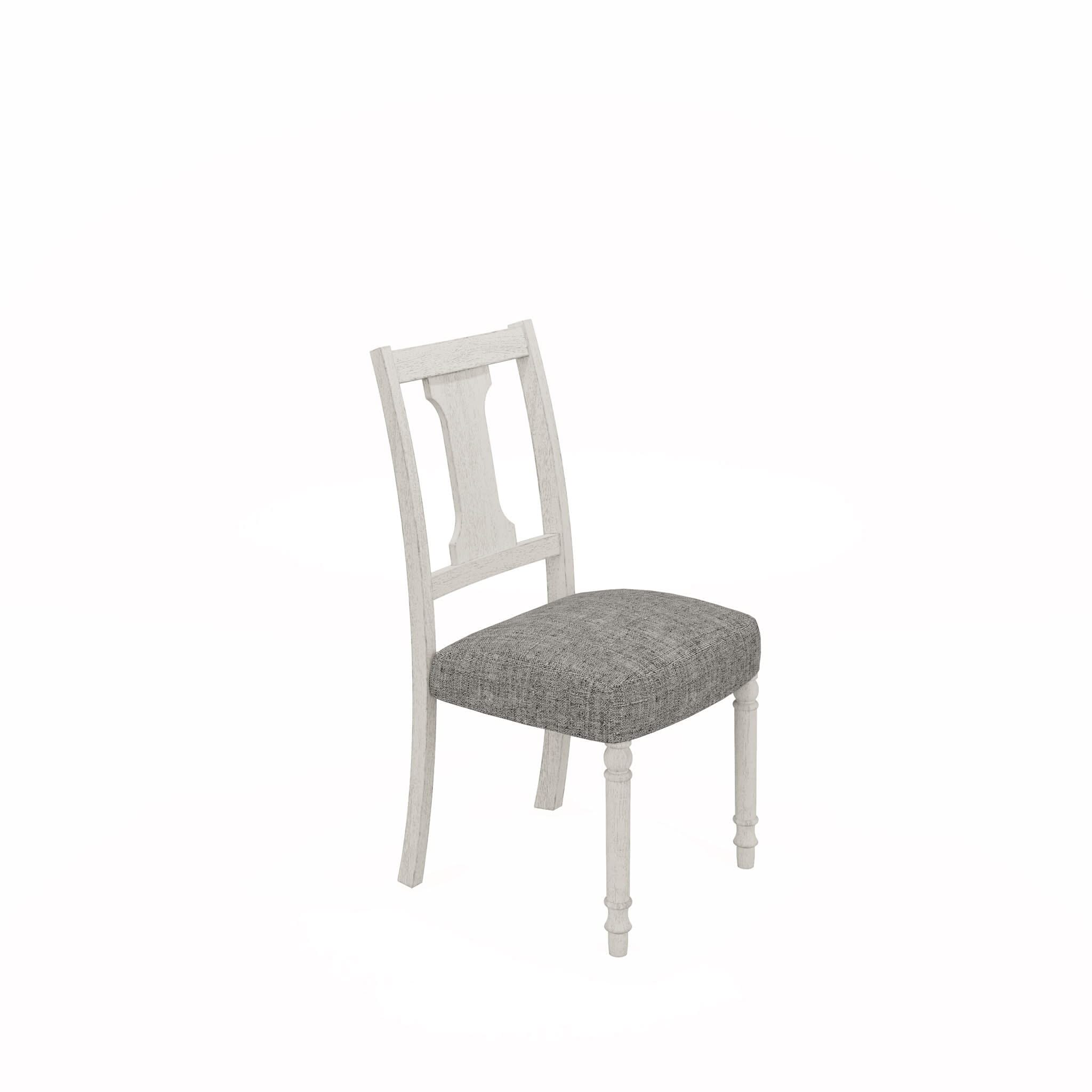 Tannen - Dining Side Chair (Set of 2) - White And Gray - Image 3