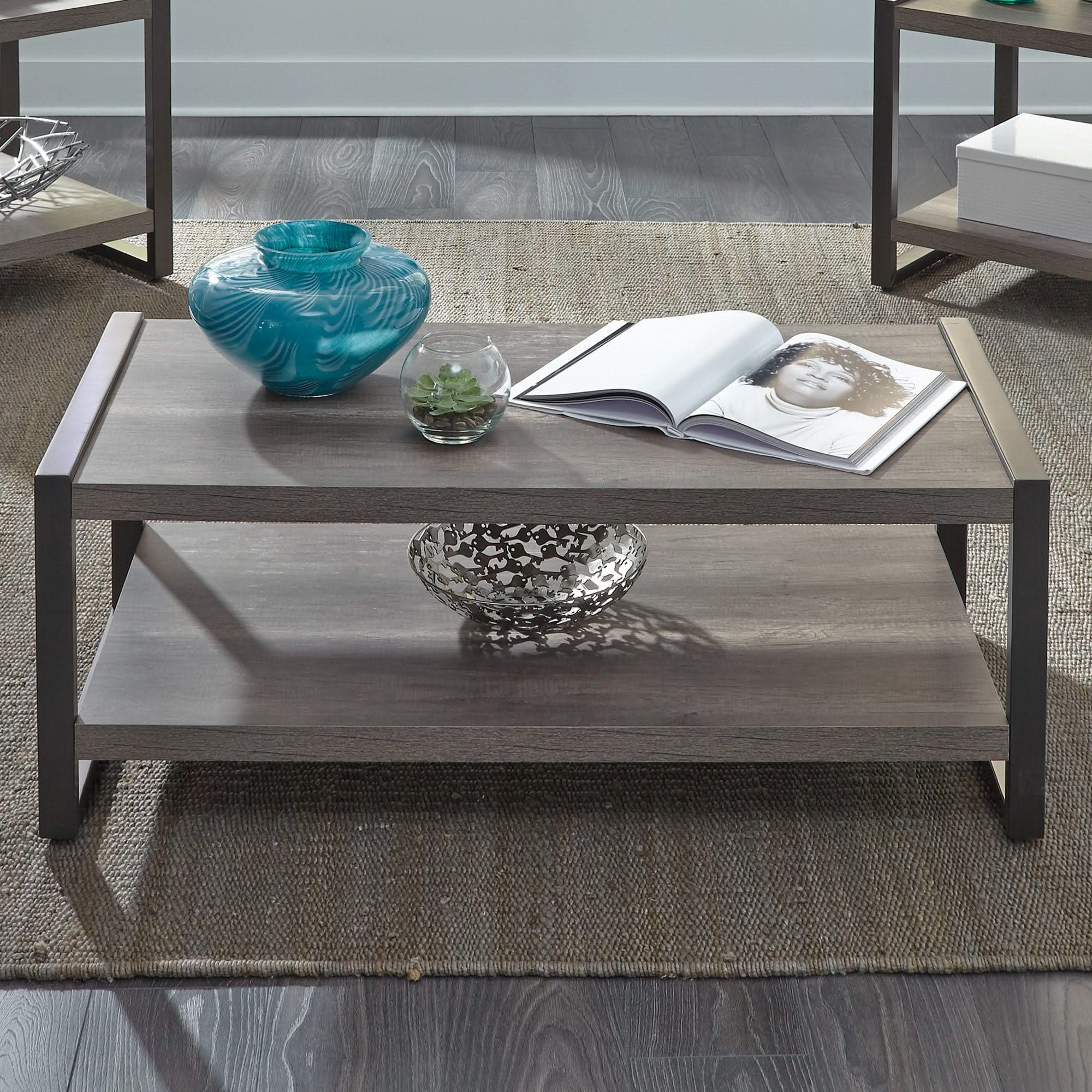 Tanners Creek - 3 Piece Table Set - Graystone - Image 3
