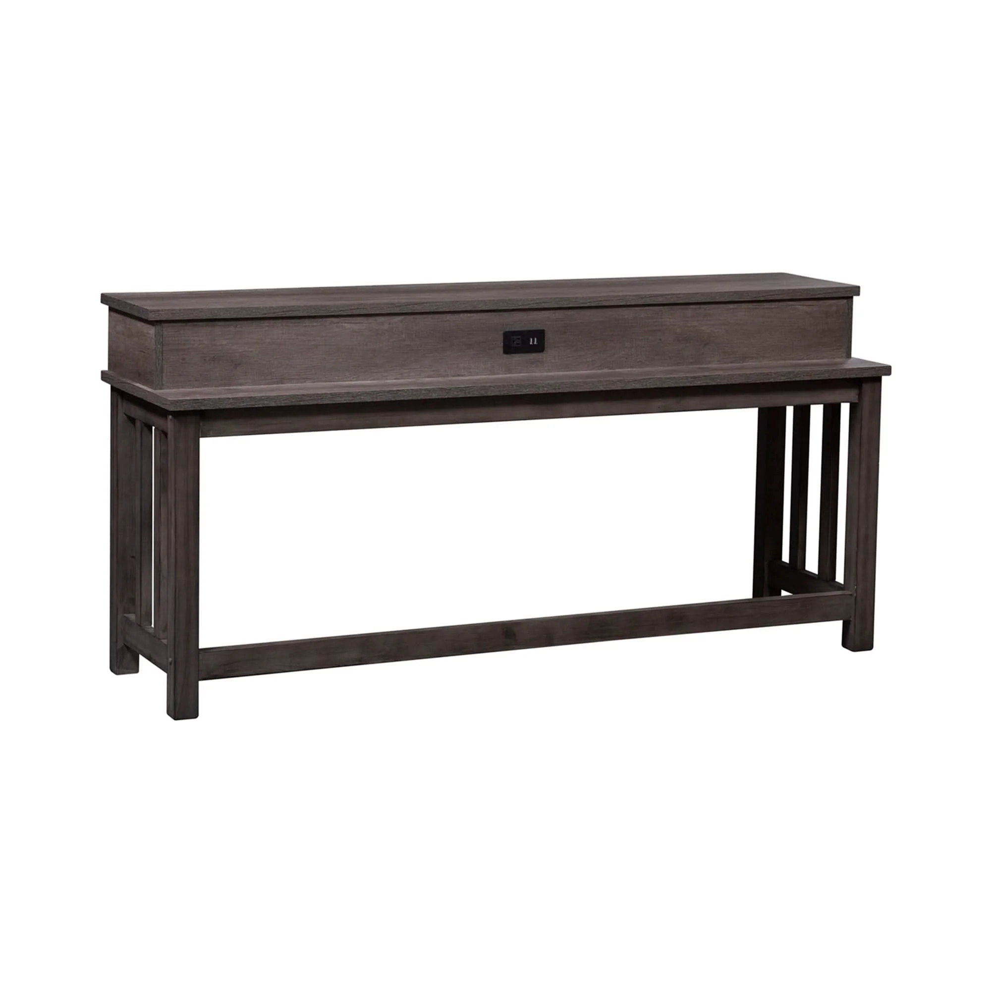 Tanners Creek - Console Bar Table - Dark Gray - Image 4