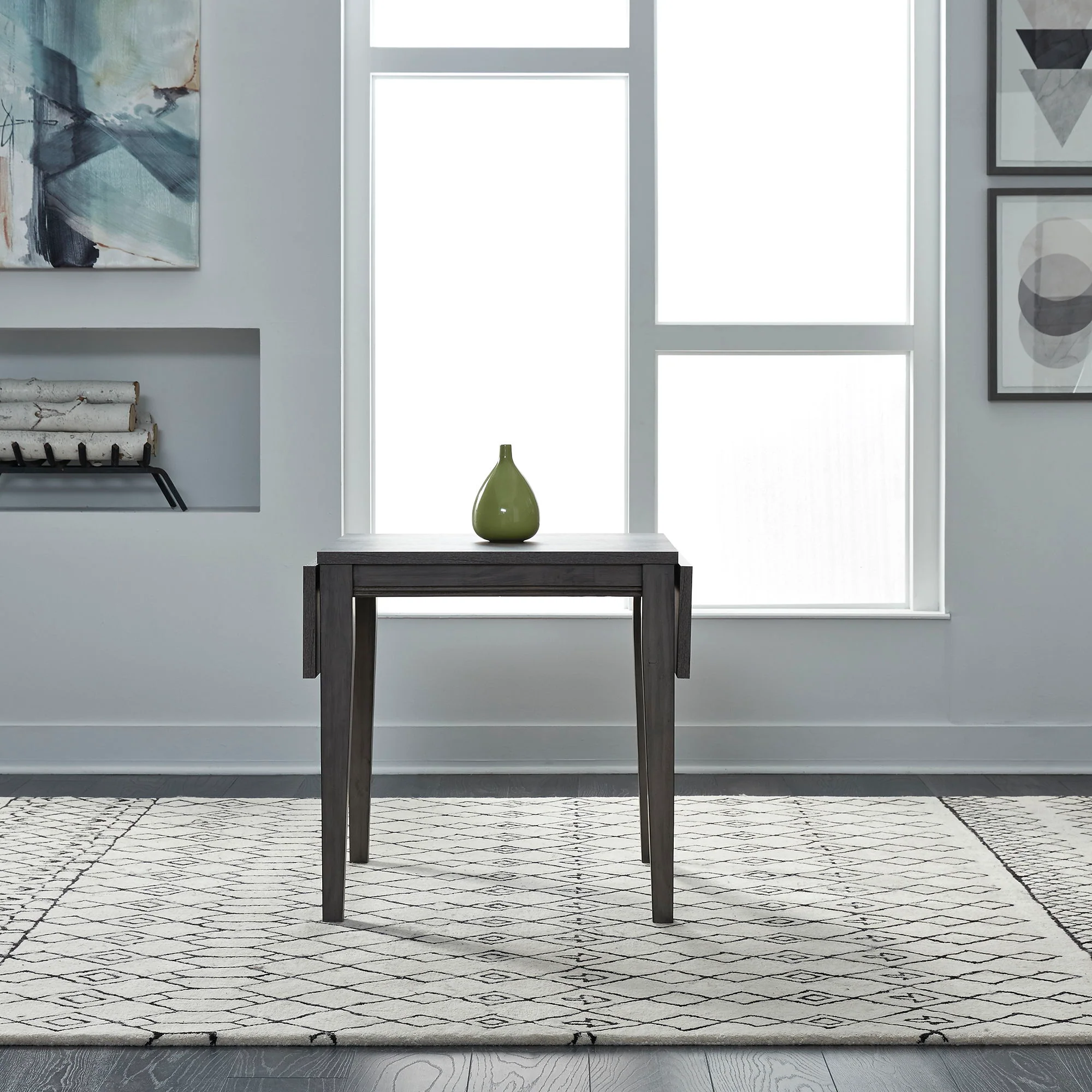 Tanners Creek - Drop Leaf Table - Graystone - Image 3