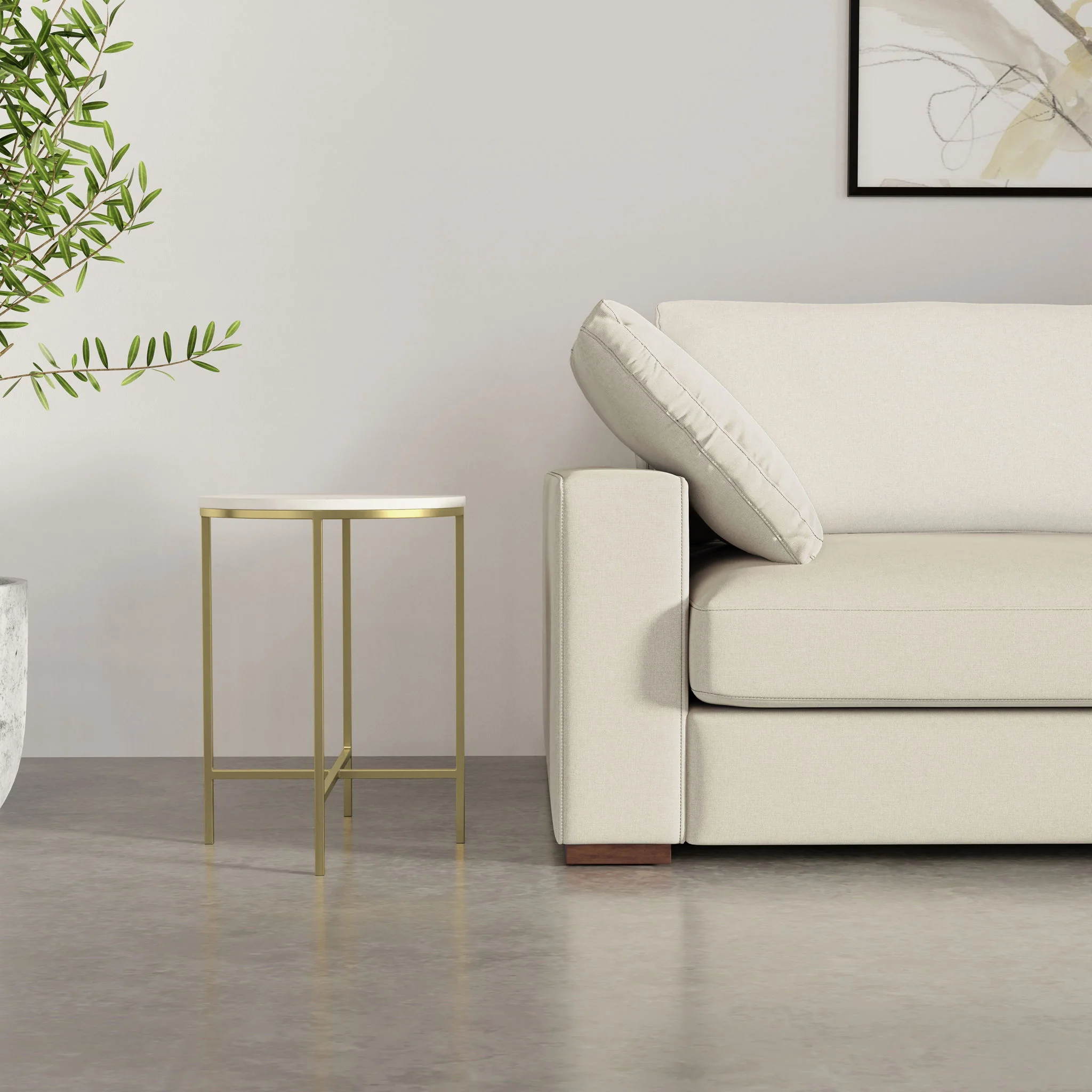 Tara - Side Table - Gold - Image 3