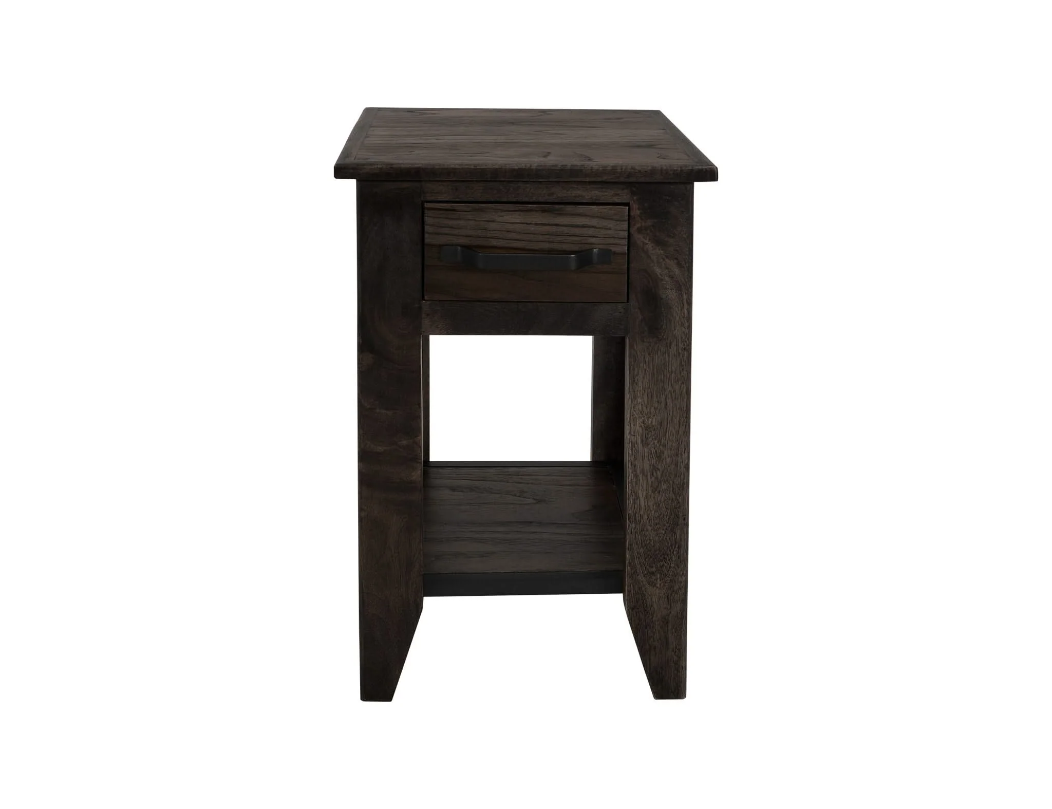 Teak - Chairside Table - Oil Black - Image 3