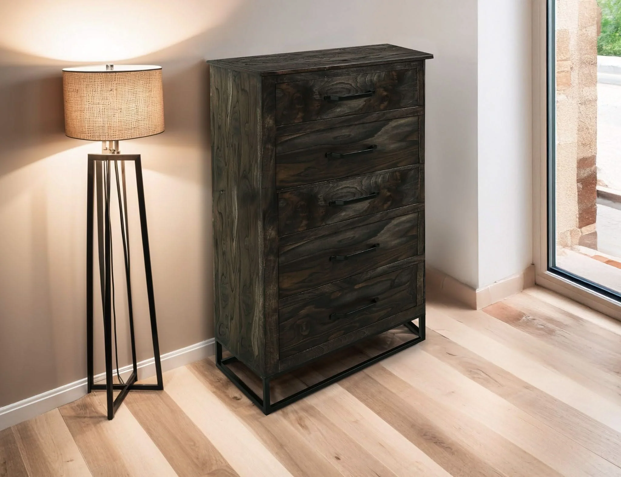 Teak - Chest - Oil Black - Image 2