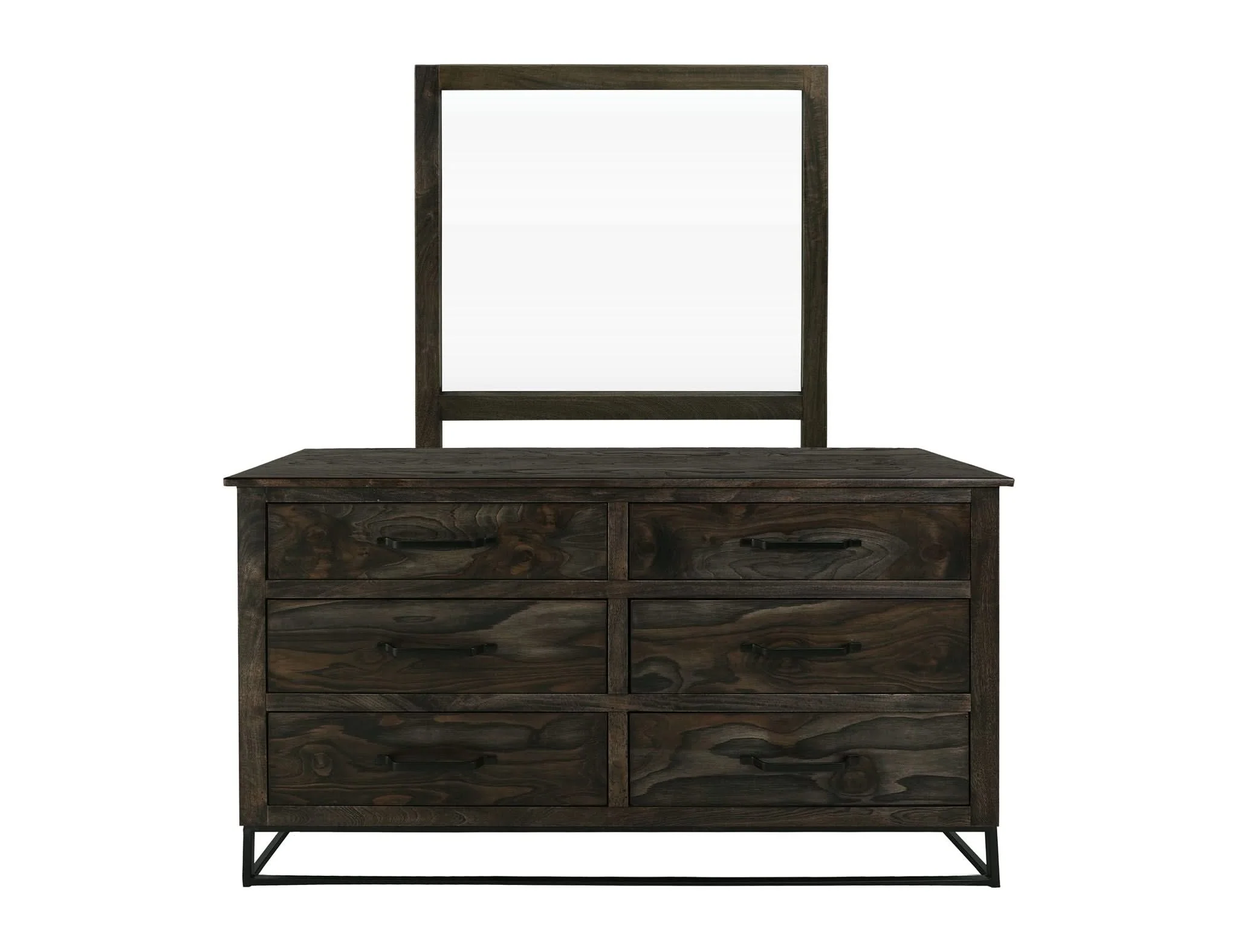 Teak - Mirror - Oil Black - Image 4
