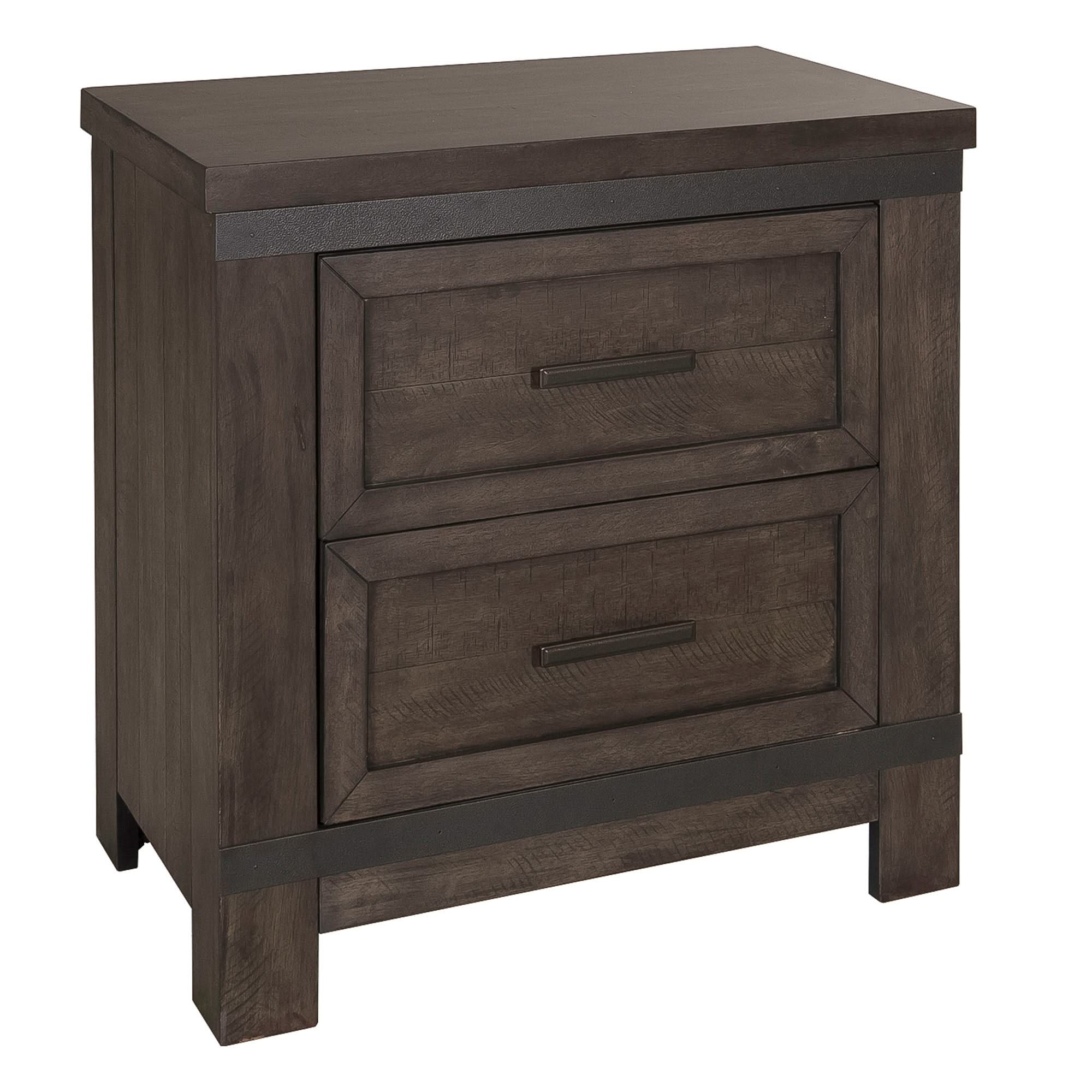 Thornwood Hills - Nightstand - Rock Beaten Brown - Image 2