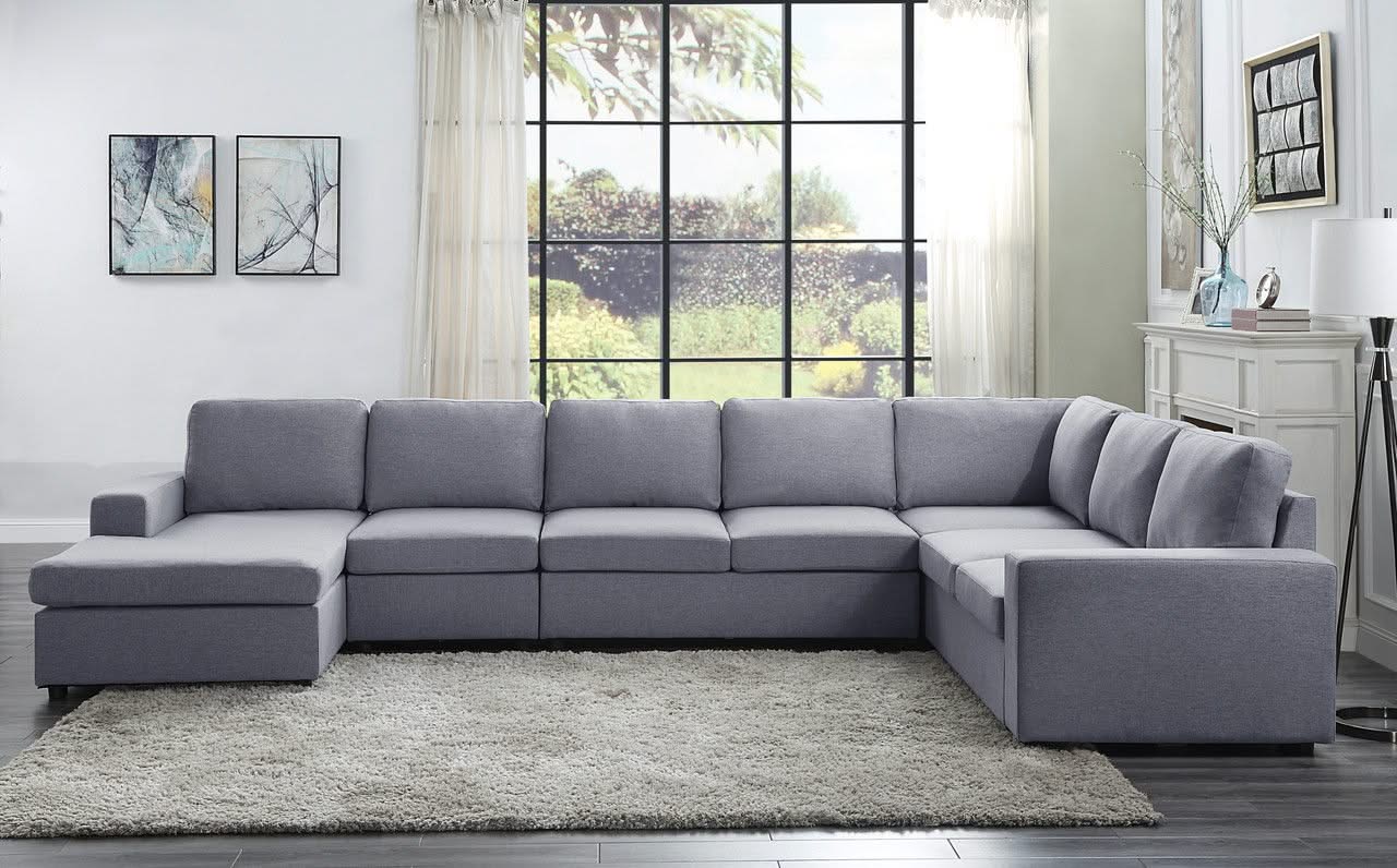Tifton - 7 Seat Reversible Modular Sectional Sofa Chaise - Image 2
