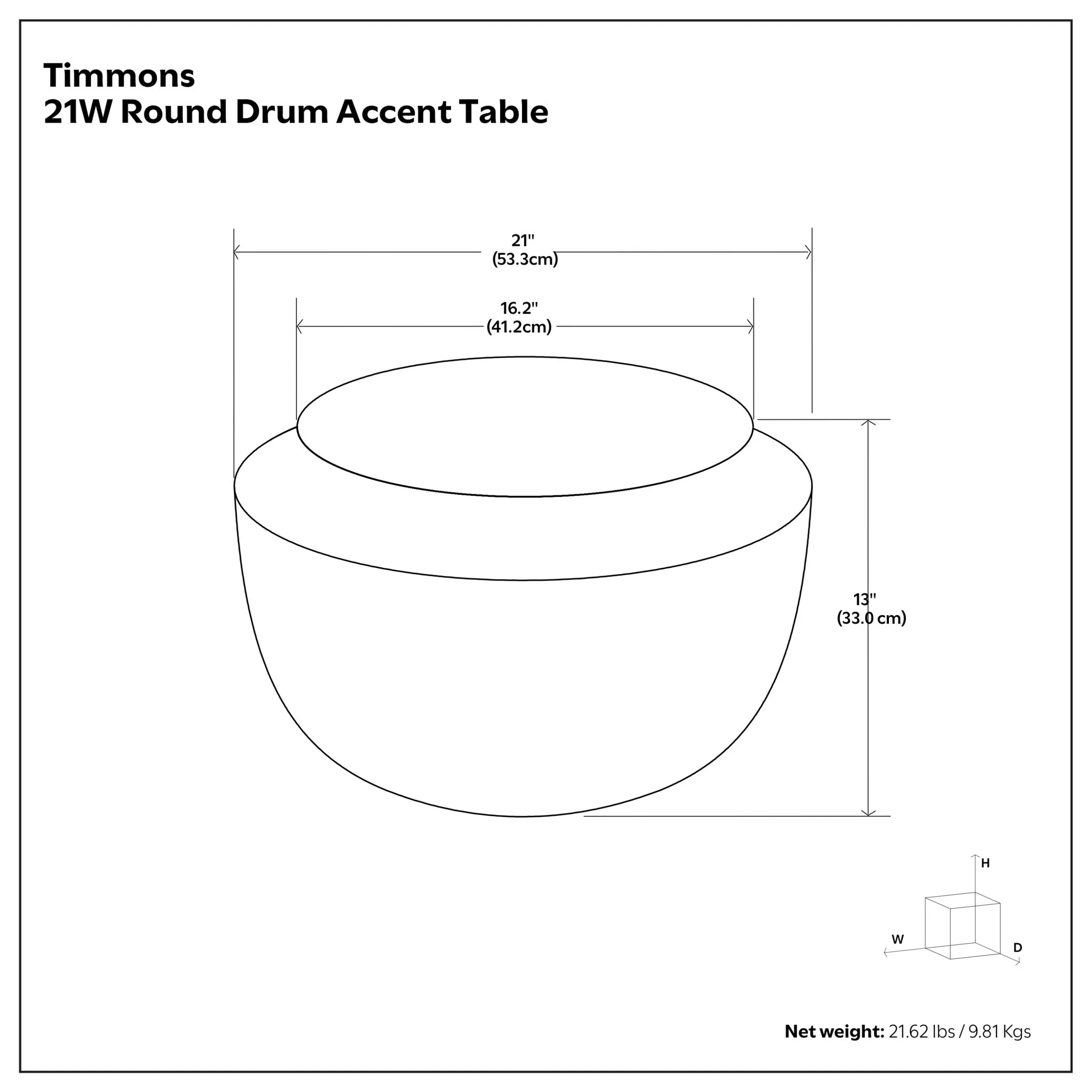 Timmons - Cast Aluminum Coffee Table - Brown - Image 2