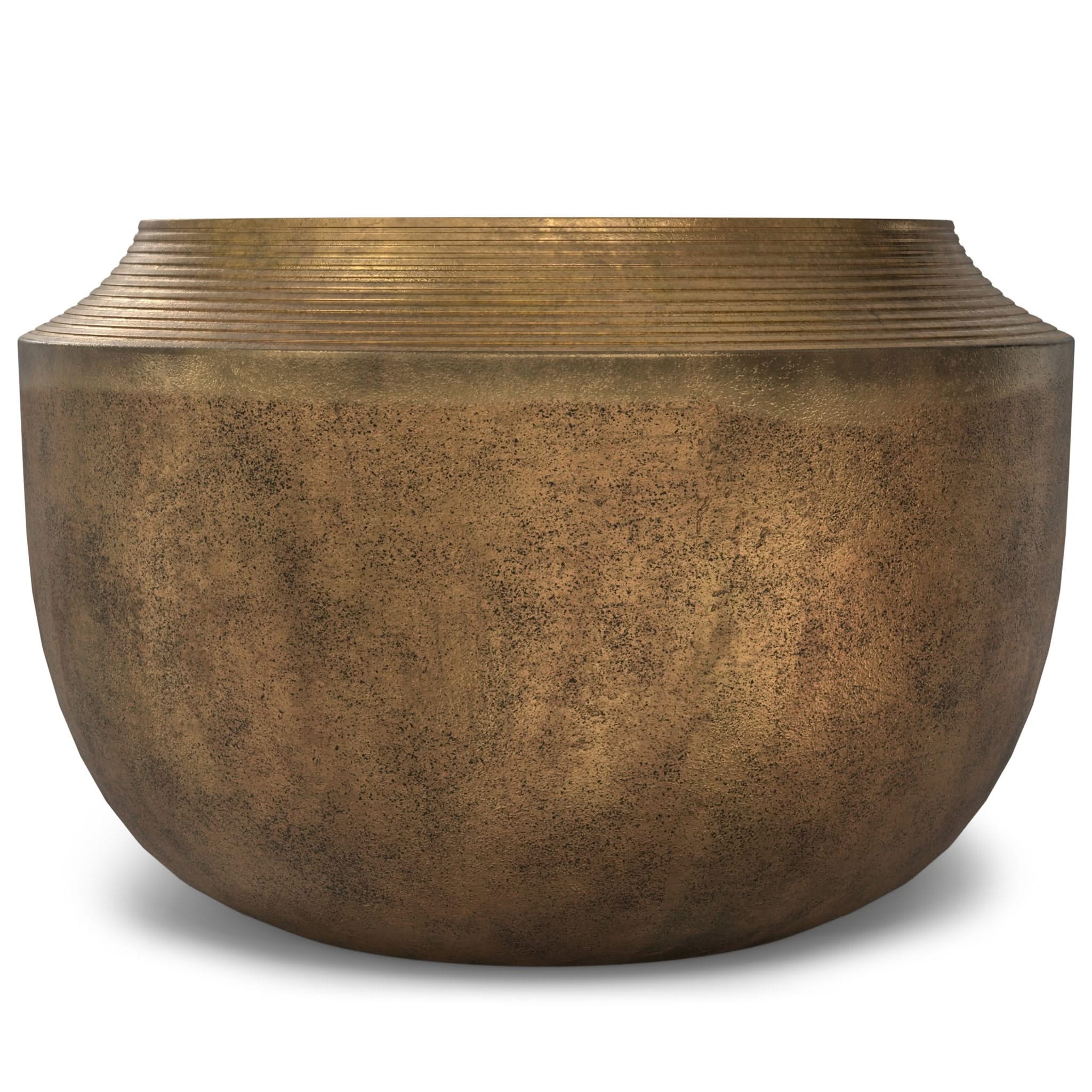 Timmons - Cast Aluminum Coffee Table - Brown - Image 3