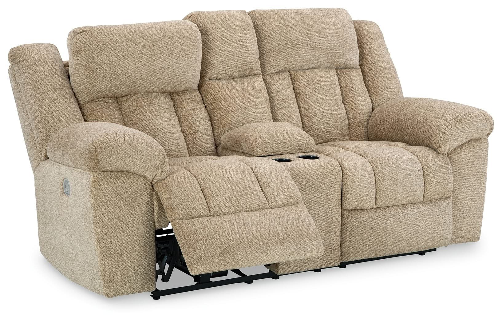 Tip-Off - Power Reclining Loveseat With Console / Adj Headrest - Image 4