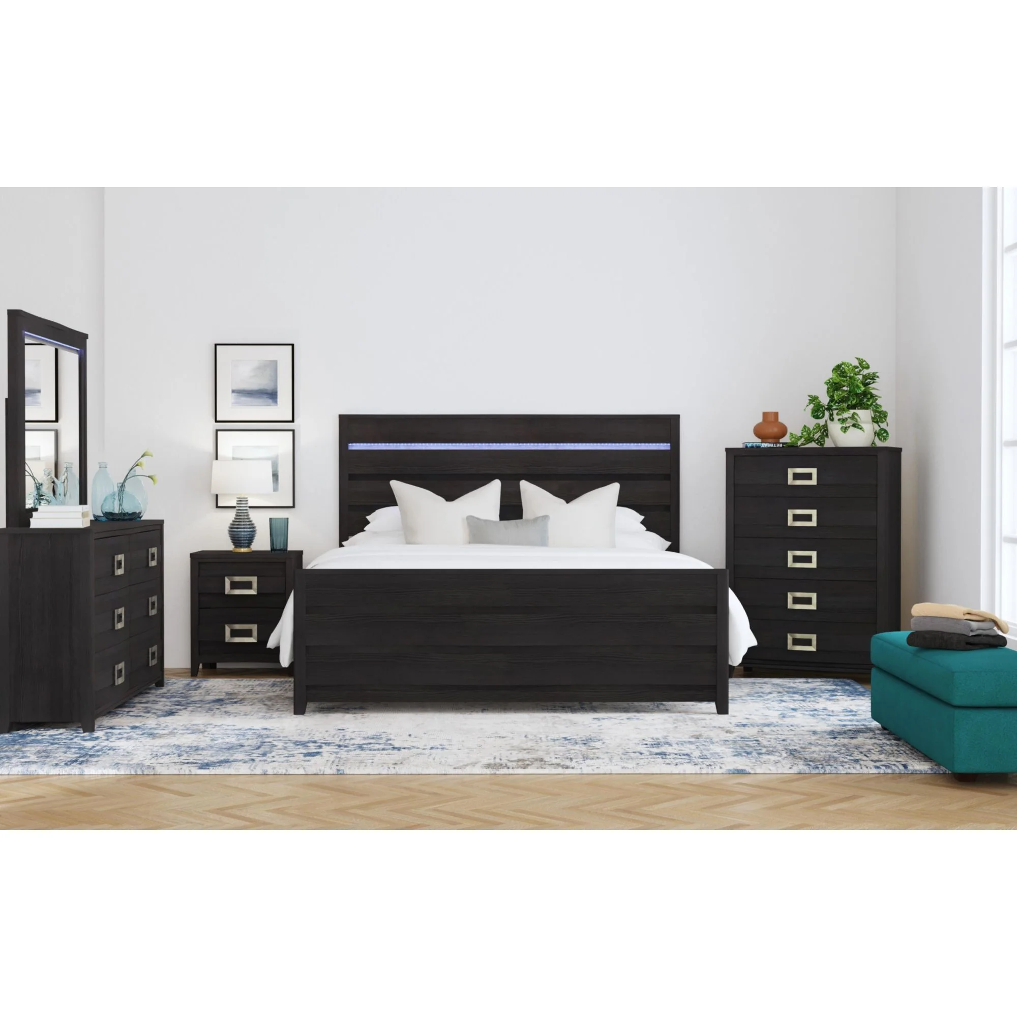 Tobias - 2-Drawer Nightstand With USB - Image 5