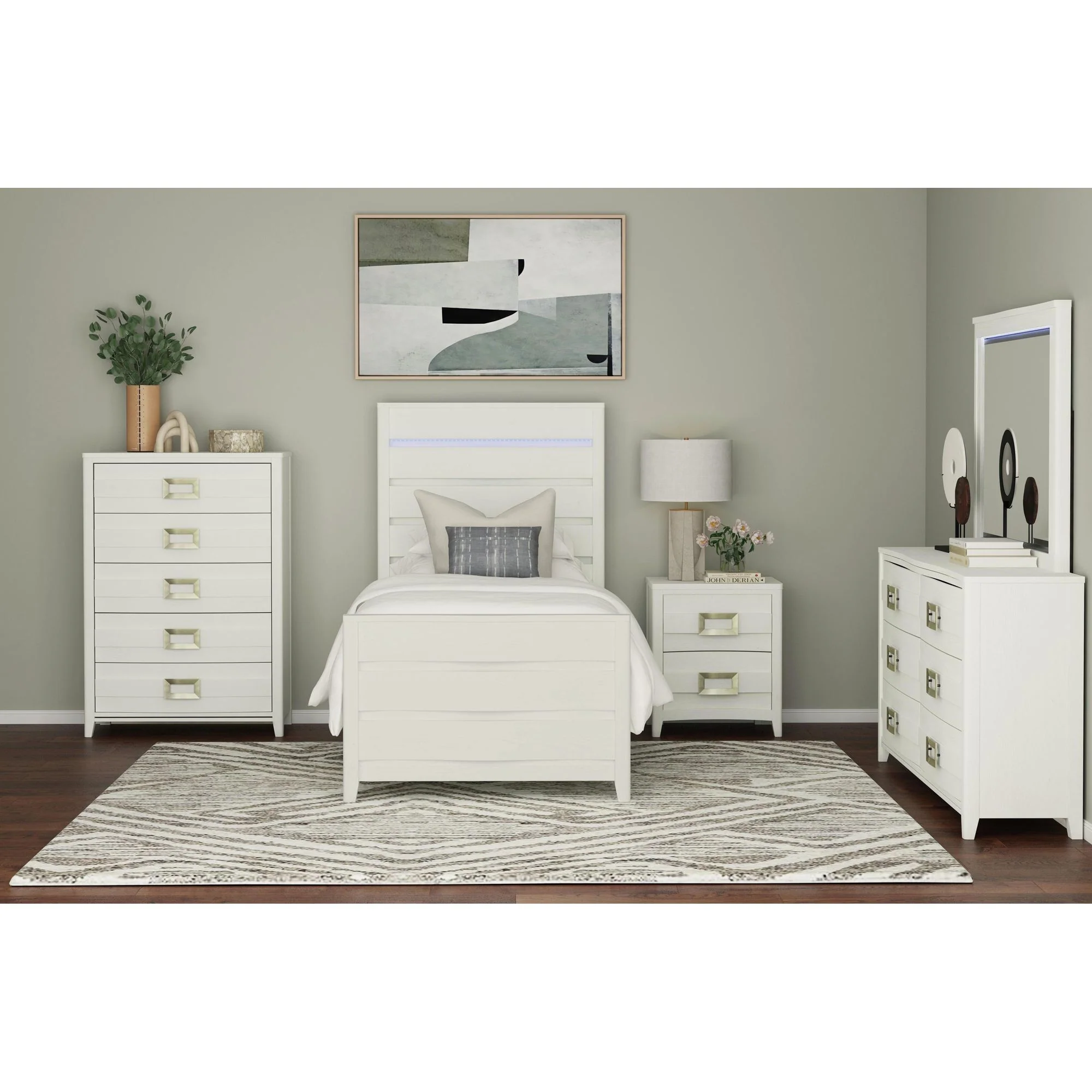 Tobias - Bed With LED - Image 17
