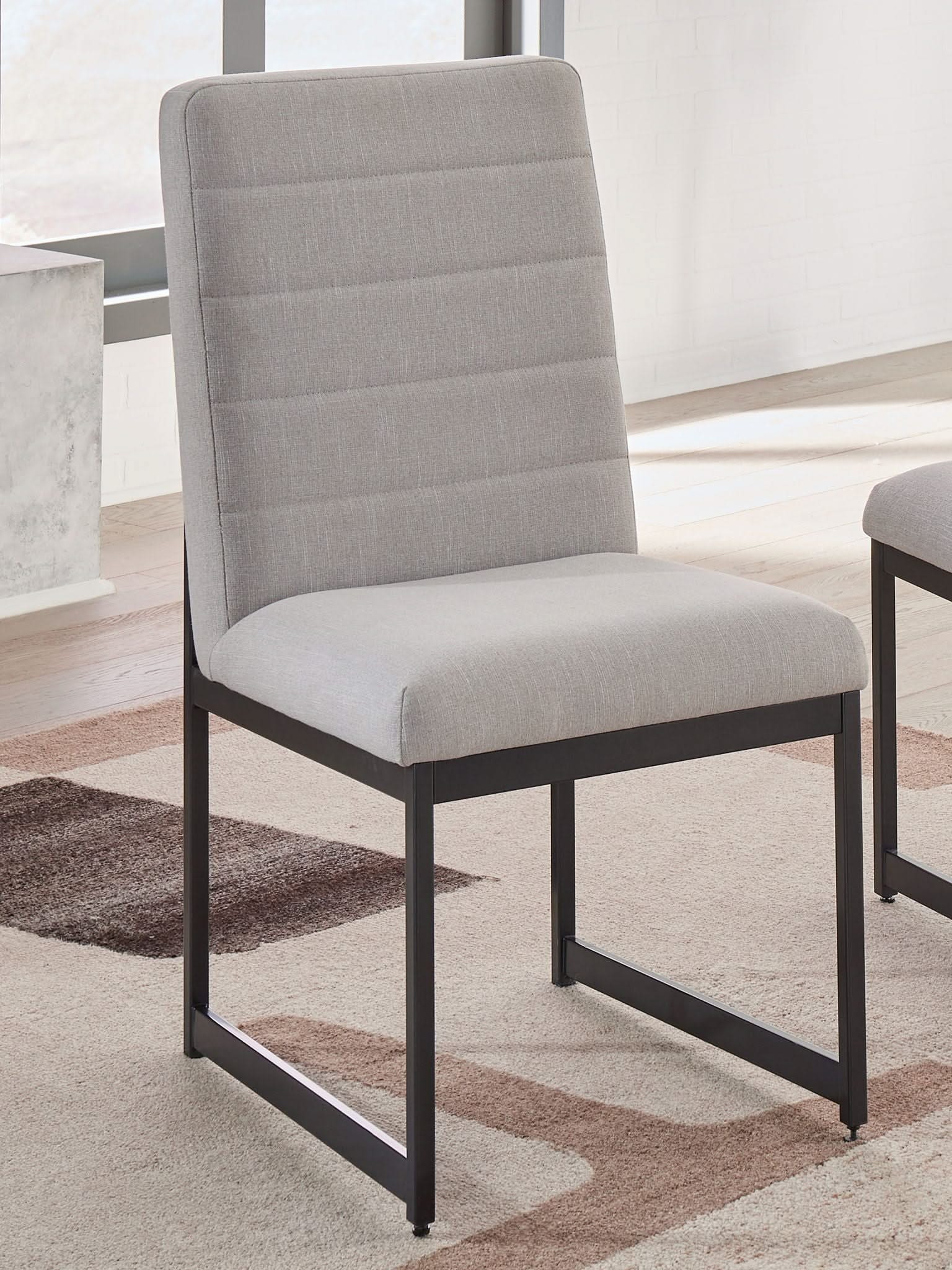 Tomtyn - Dining Upholstered Side Chair (Set of 2) - Light Brown - Image 4