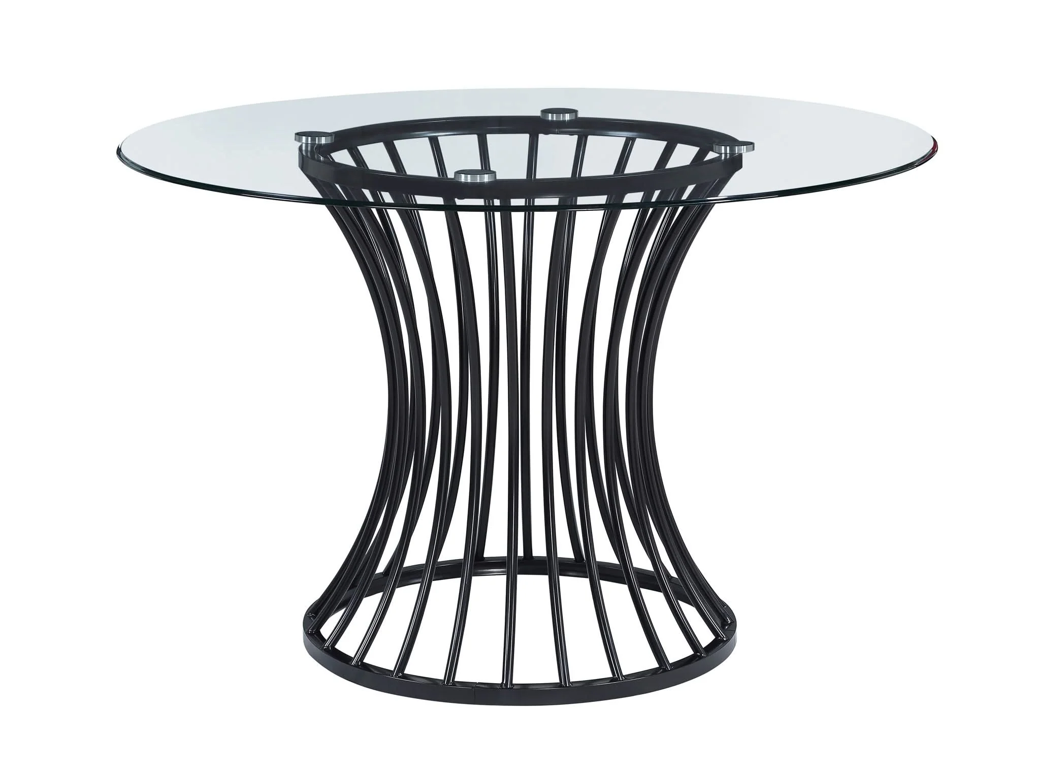Tracy - 5 Piece Dining Room Set - Light Gray / Black - Image 3