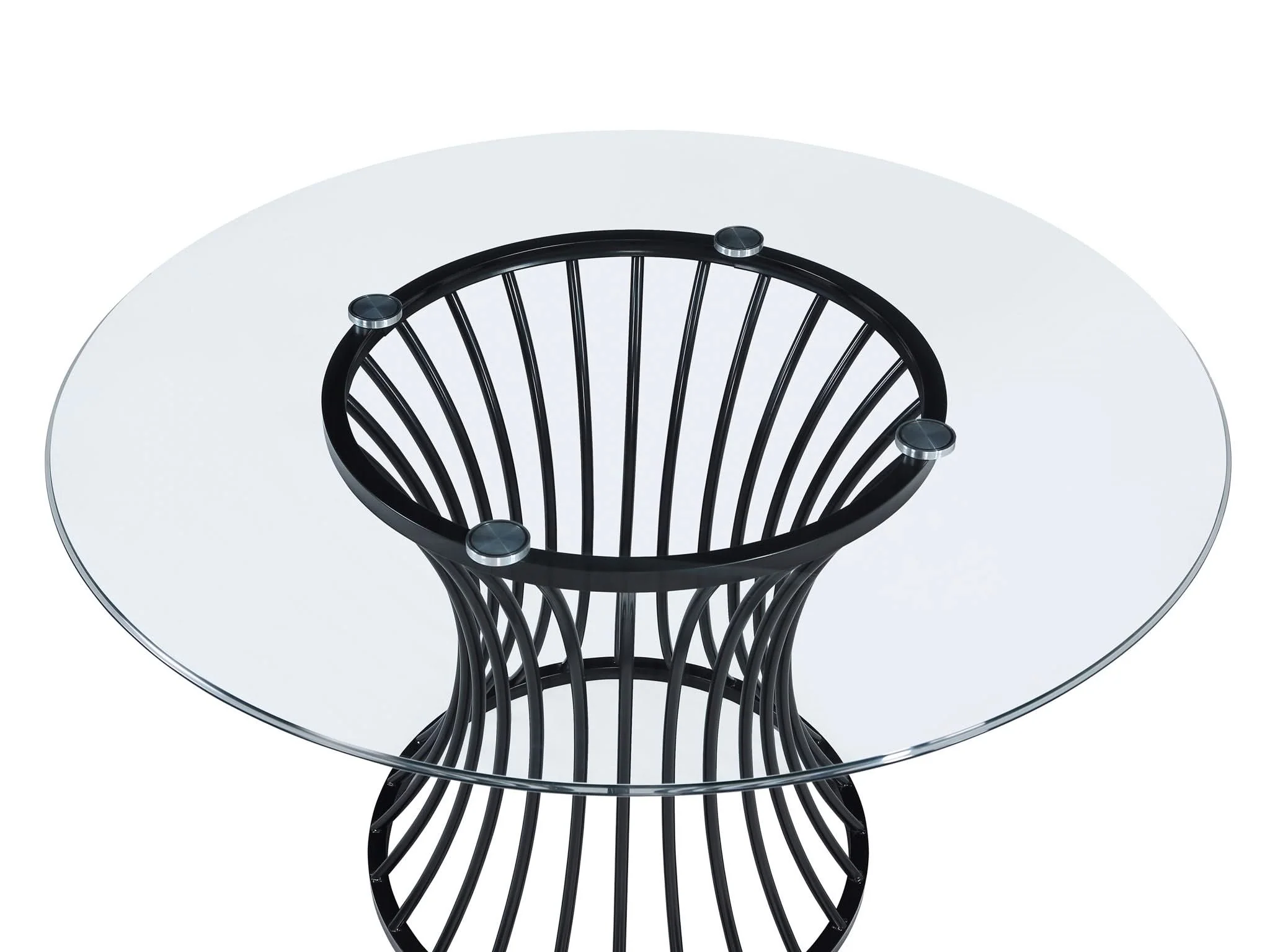 Tracy - 5 Piece Dining Room Set - Light Gray / Black - Image 4