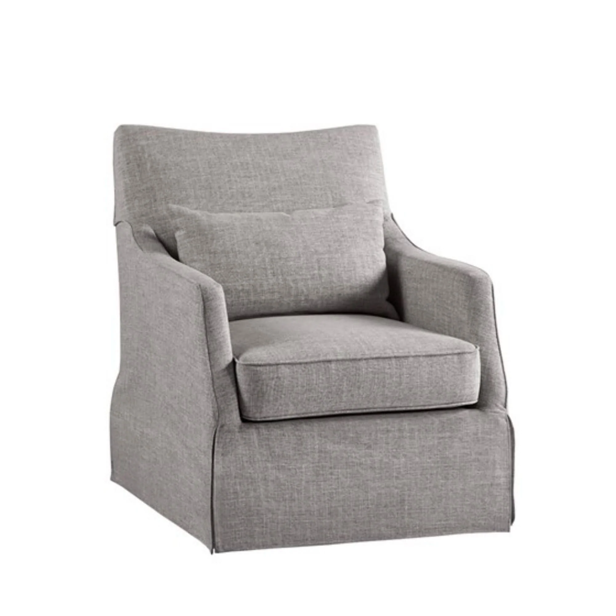 Traditional Design London Skirted Swivel Chair - Image 2